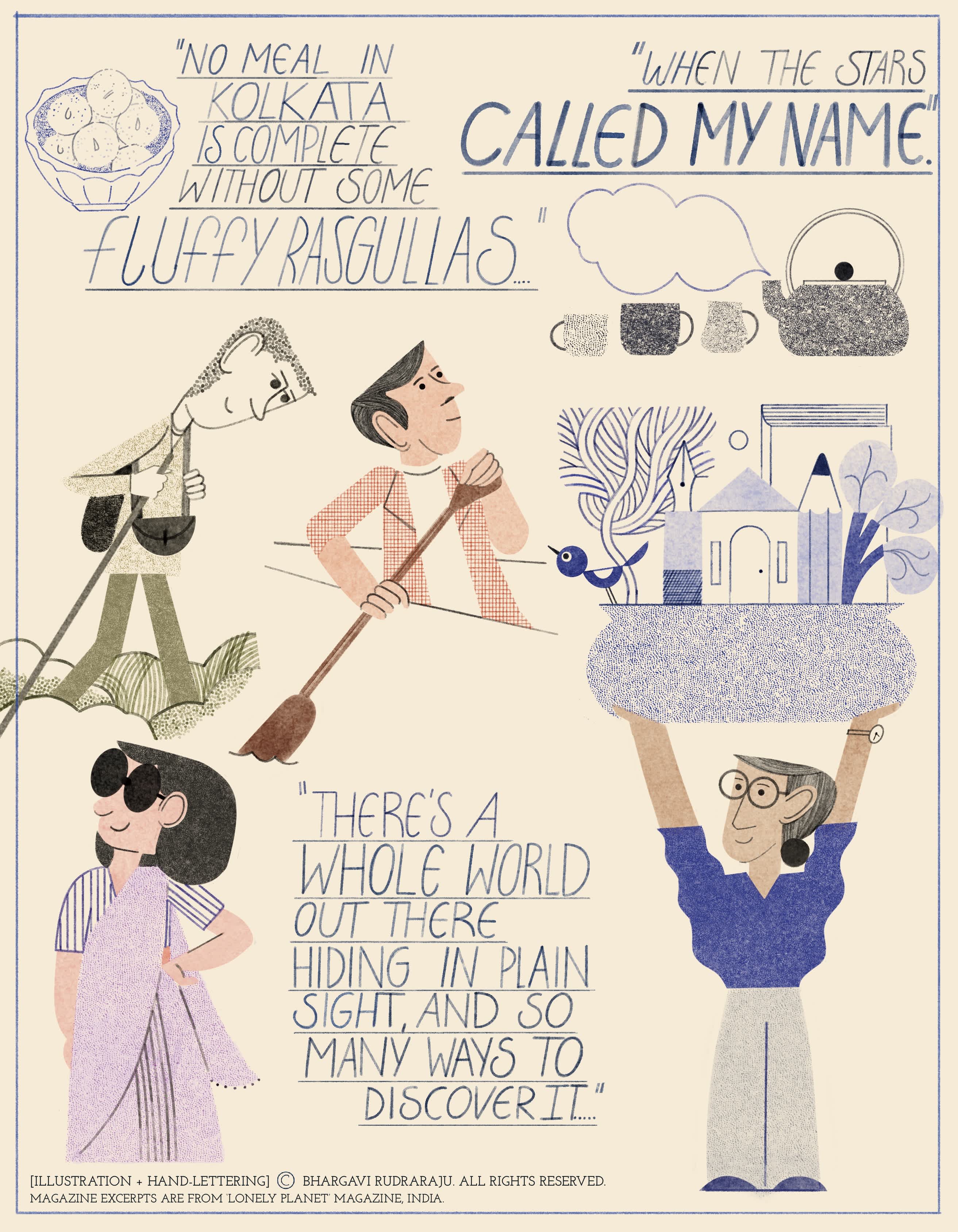 People and Lettering