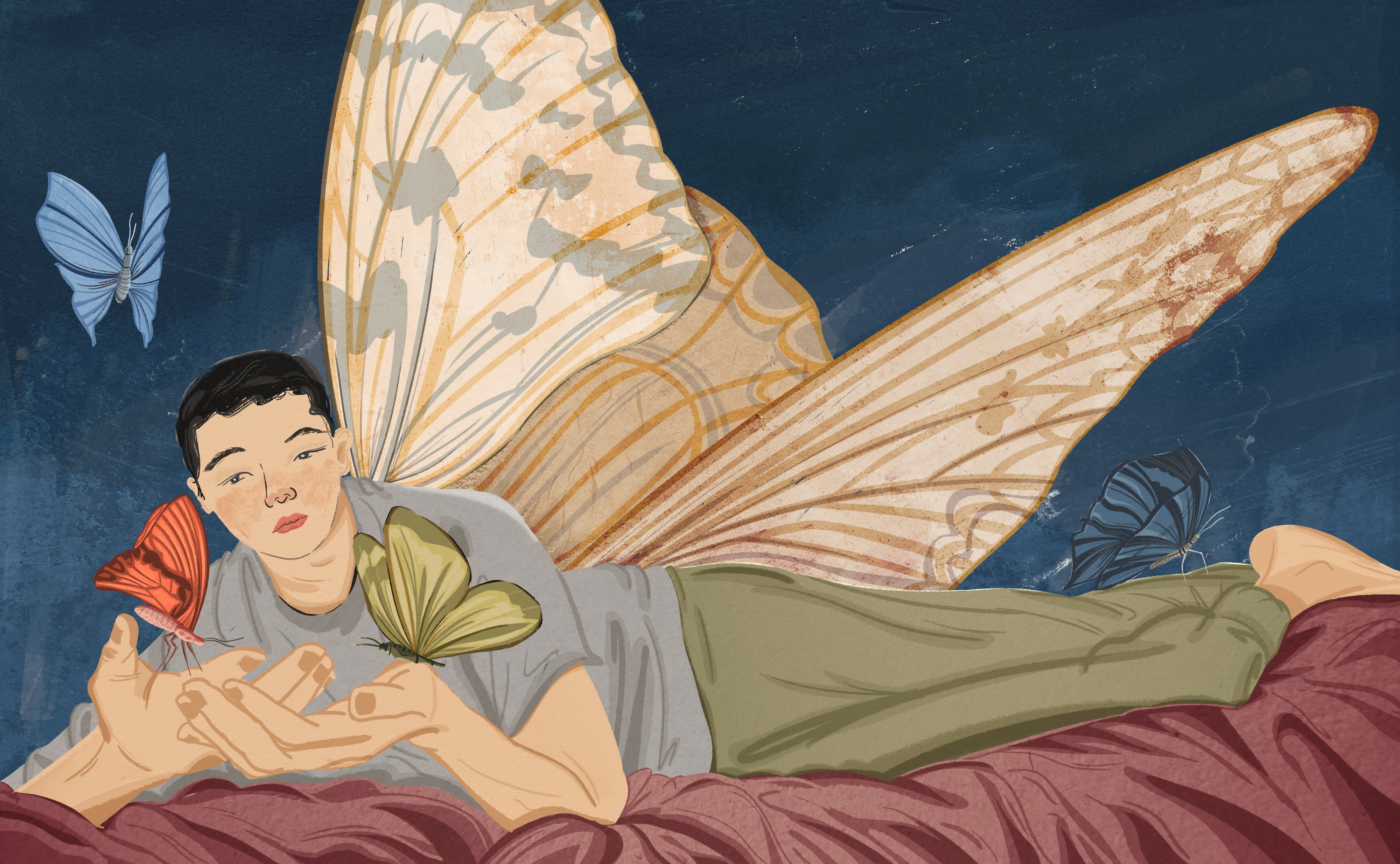 I was a butterfly before