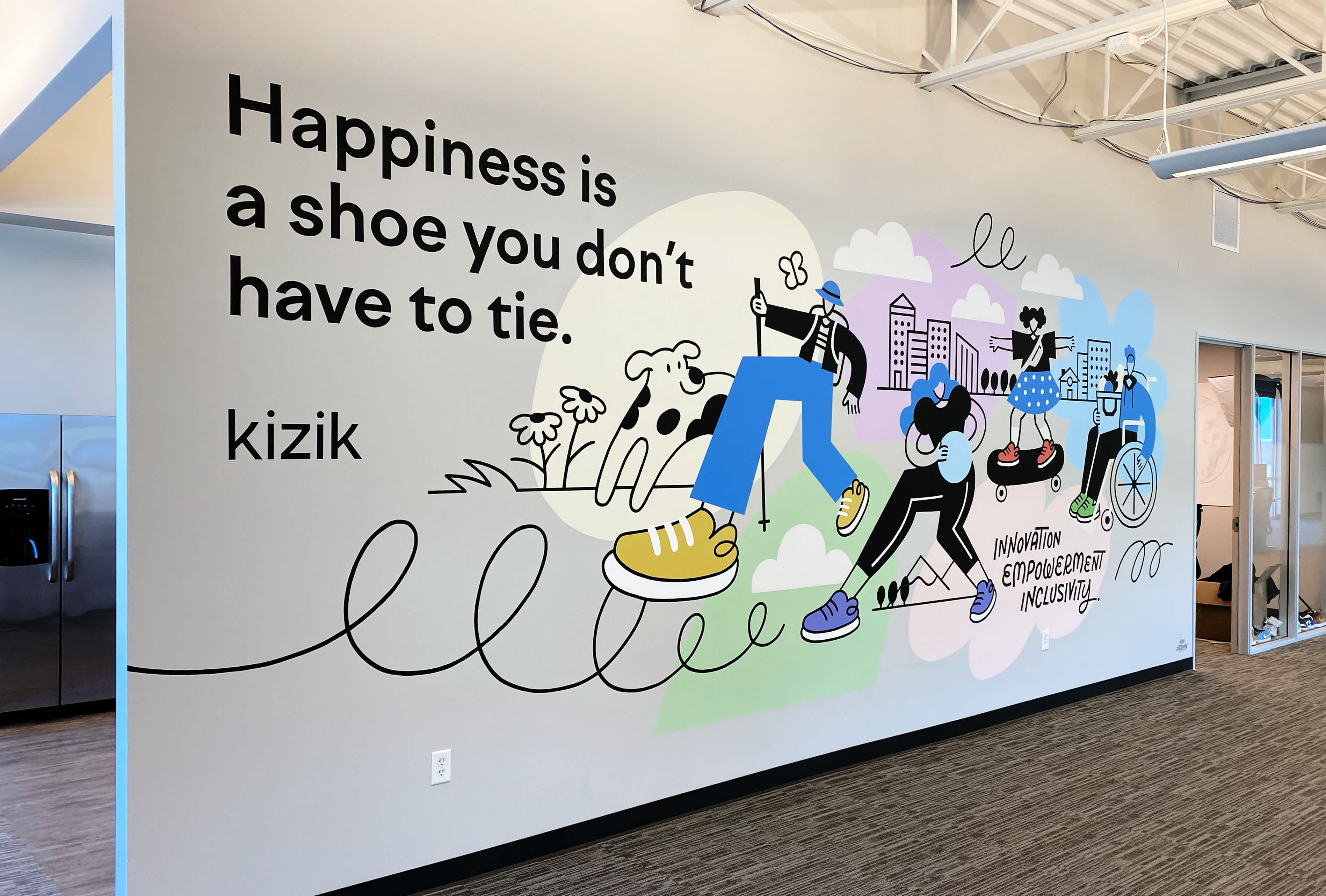 Kizik Office Mural