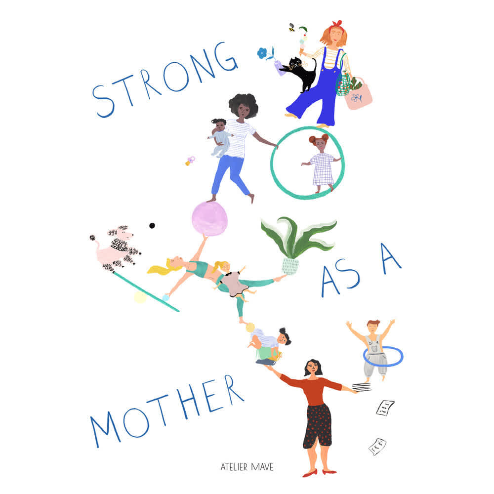 Mother's Day Tea towel Design