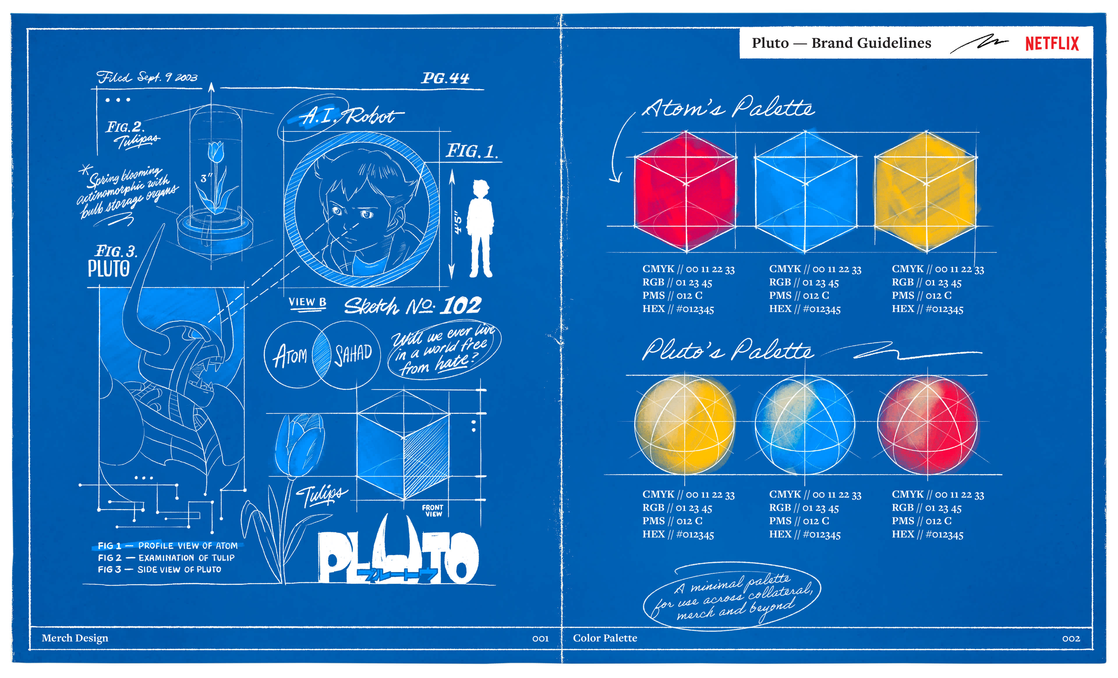 Netflix x Pluto Branding + Merch