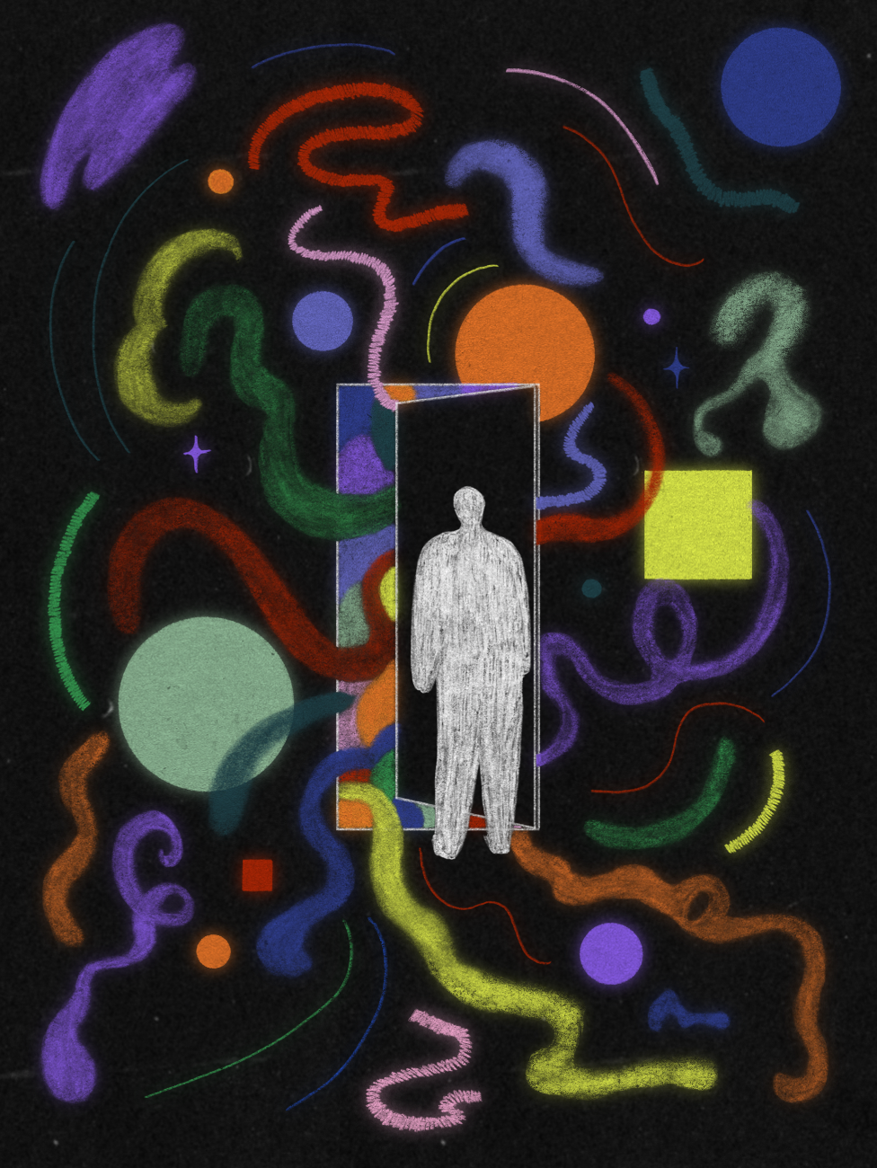 magazine cover illustration