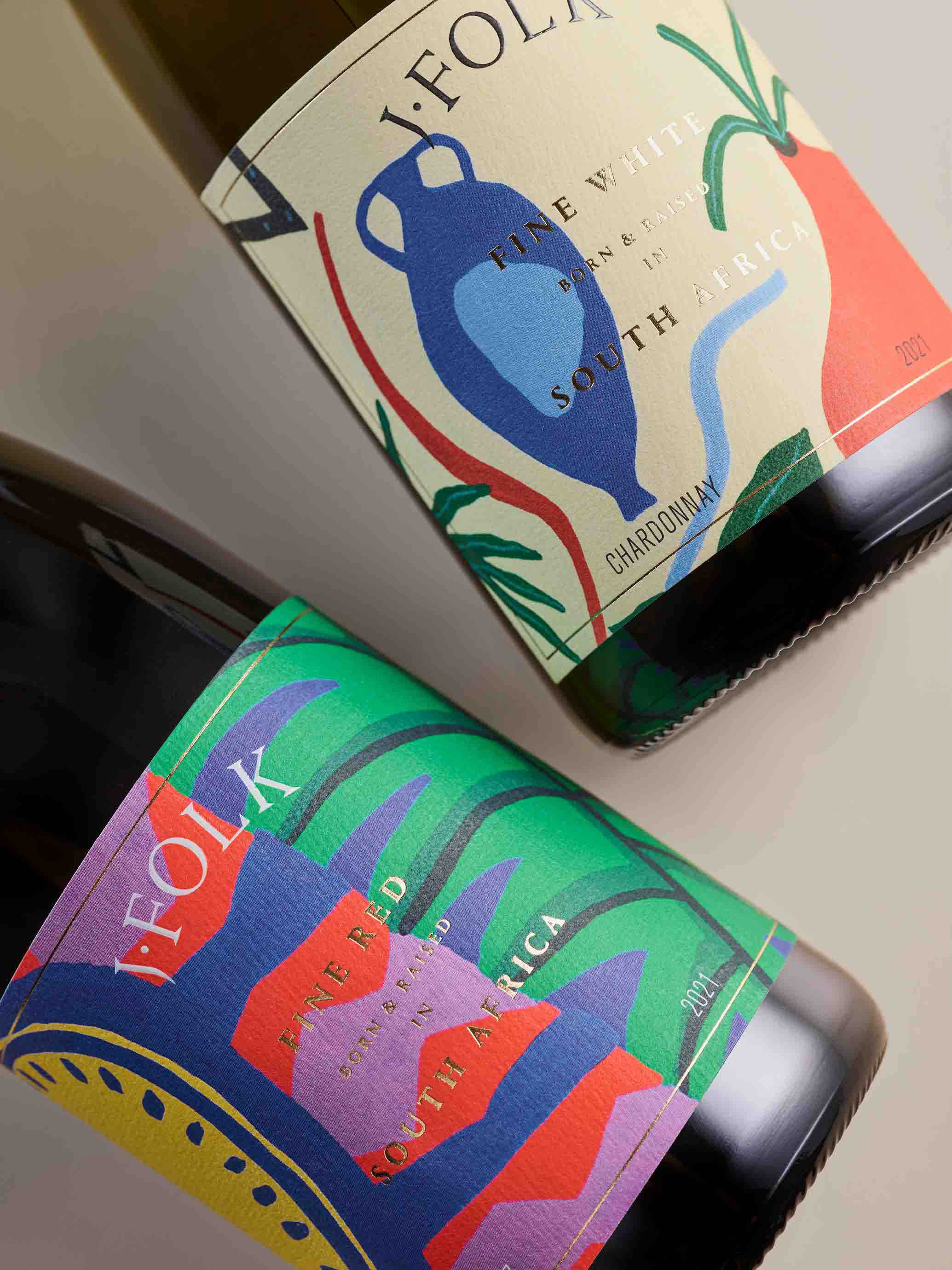 Label Illustrations - Jfolk