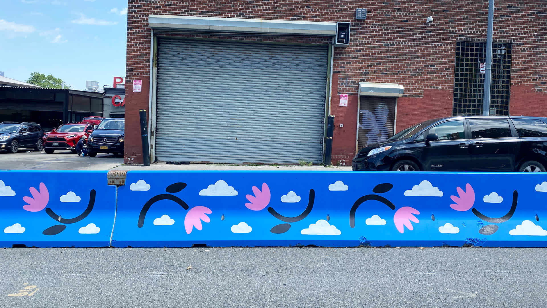 NYC DOT Art Bike Barrier