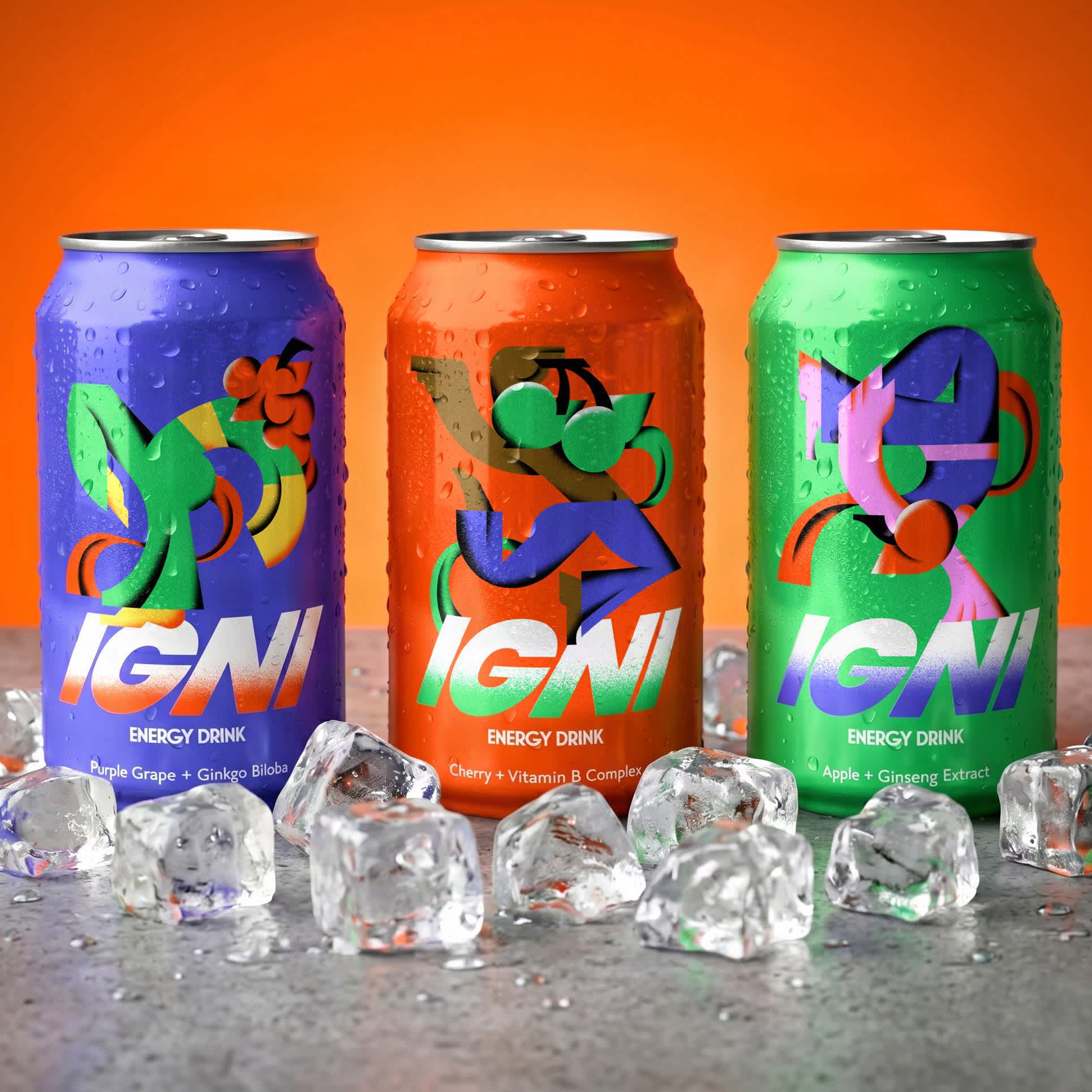 Energy Drink Packaging Design