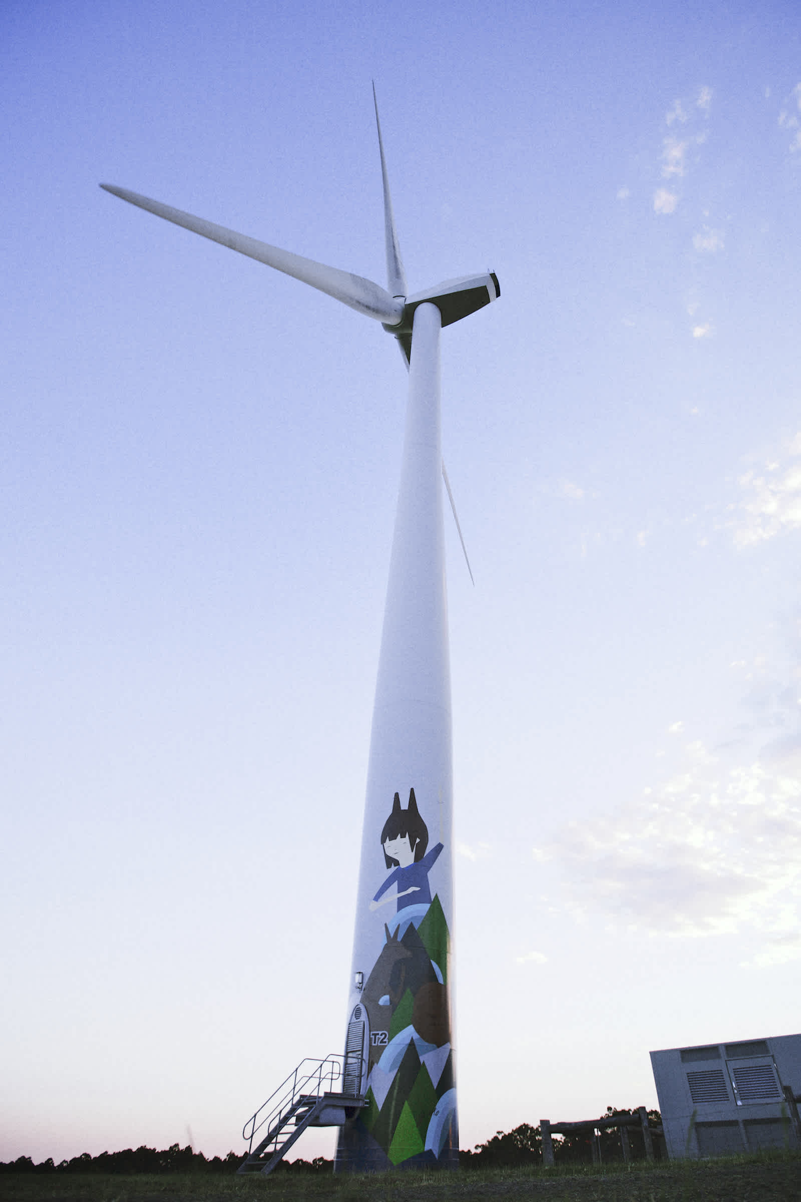 Hepburn Windfarm, mural