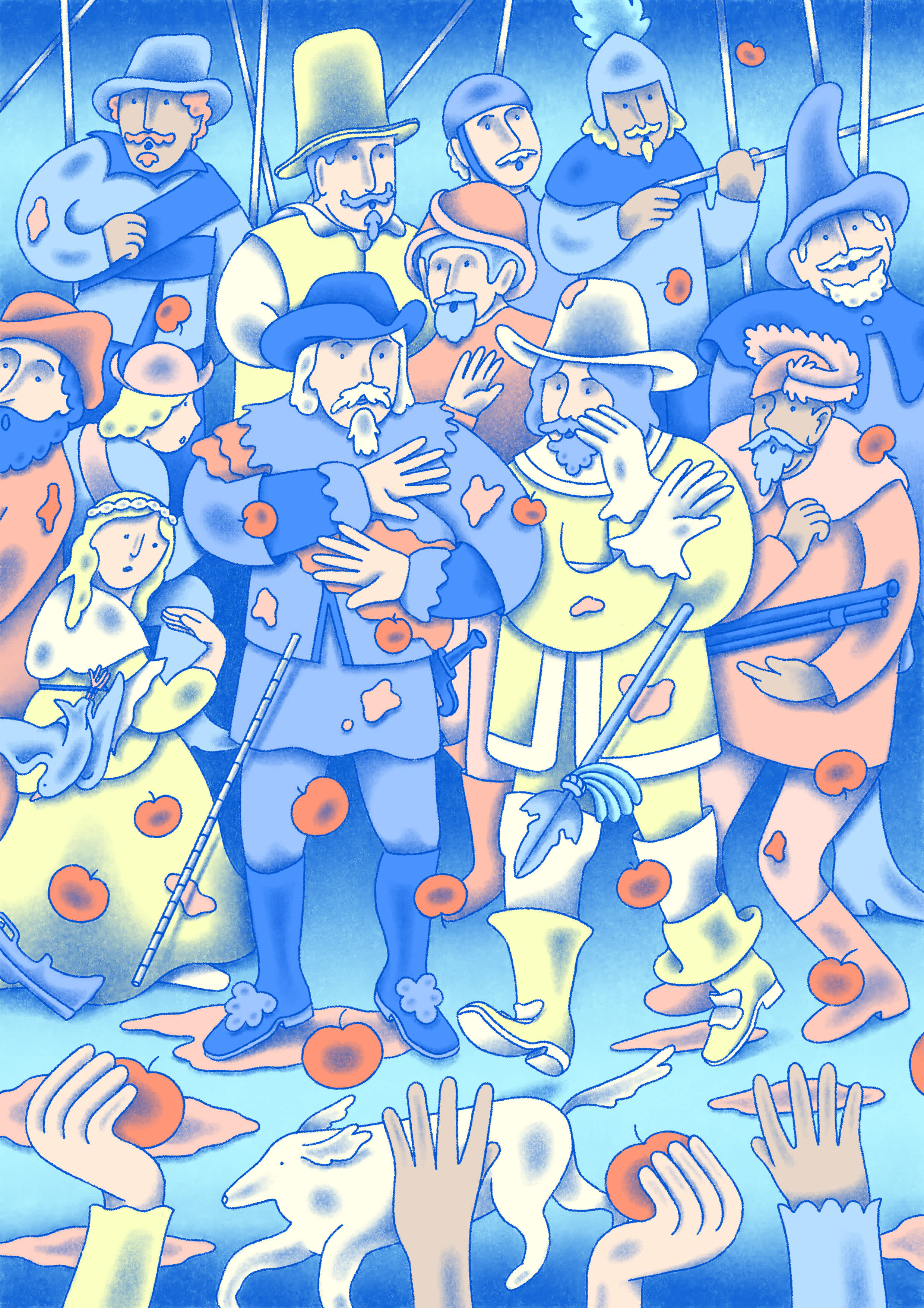 de Nachtwacht for Muze Magazine