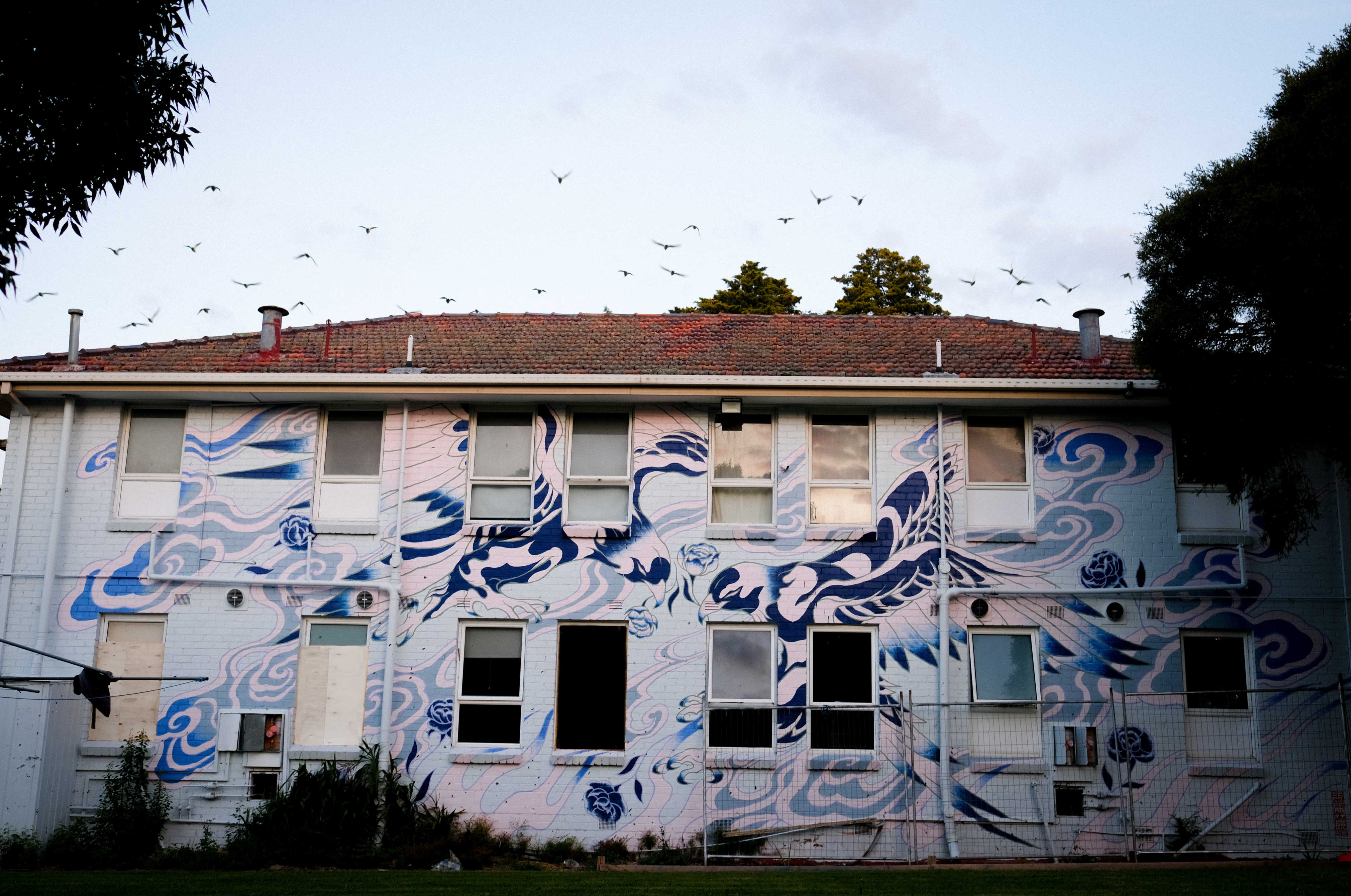 'Wedgetailed Eagles', Mural