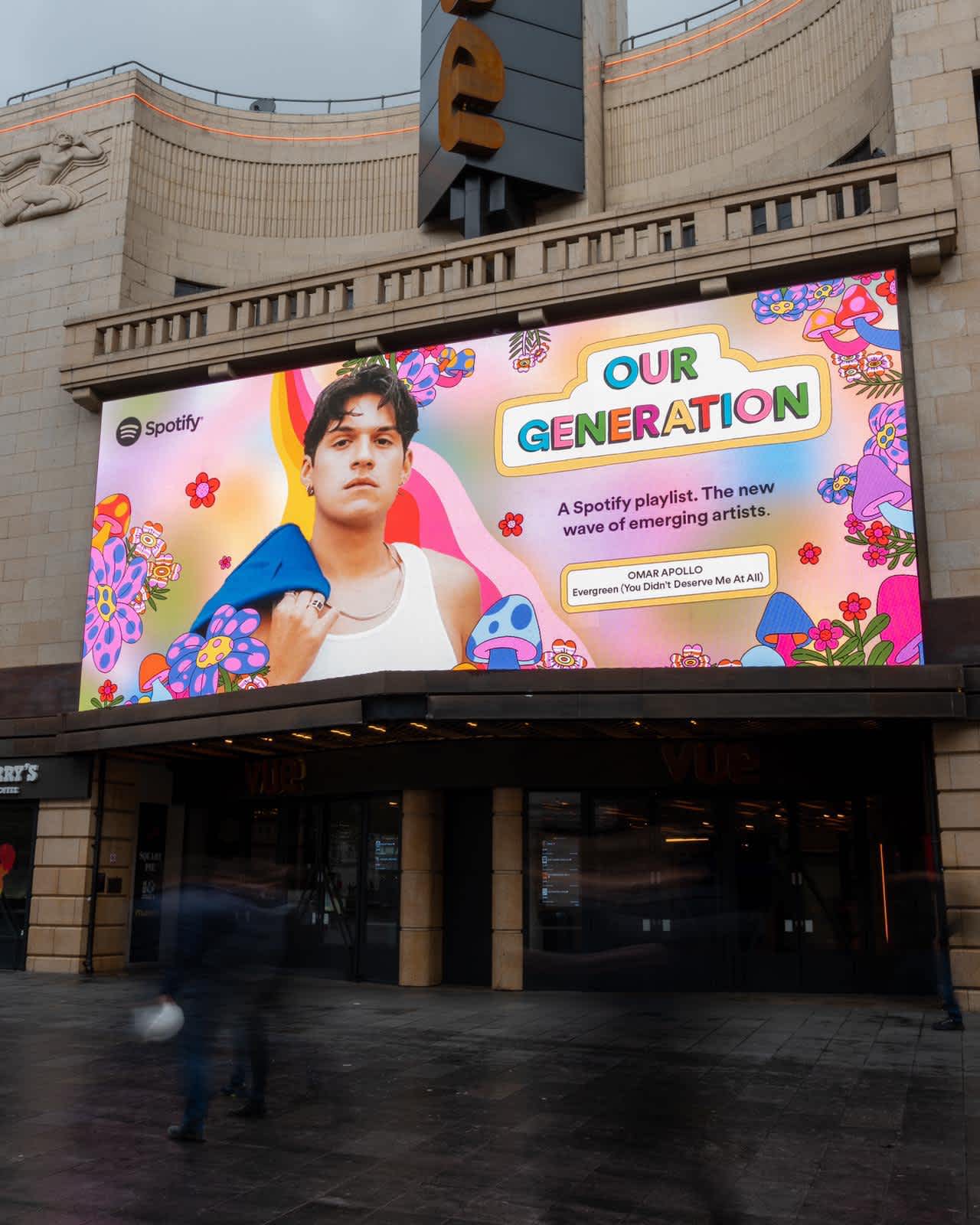 Spotify ‘Our Generation playlist’ billboard
