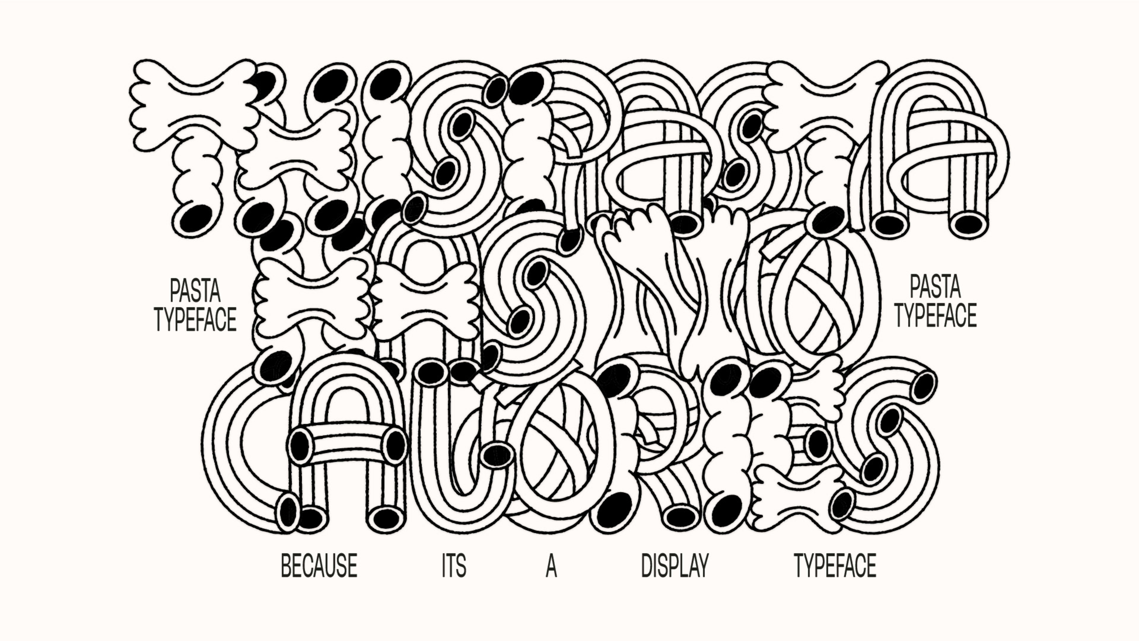 Pasta typeface