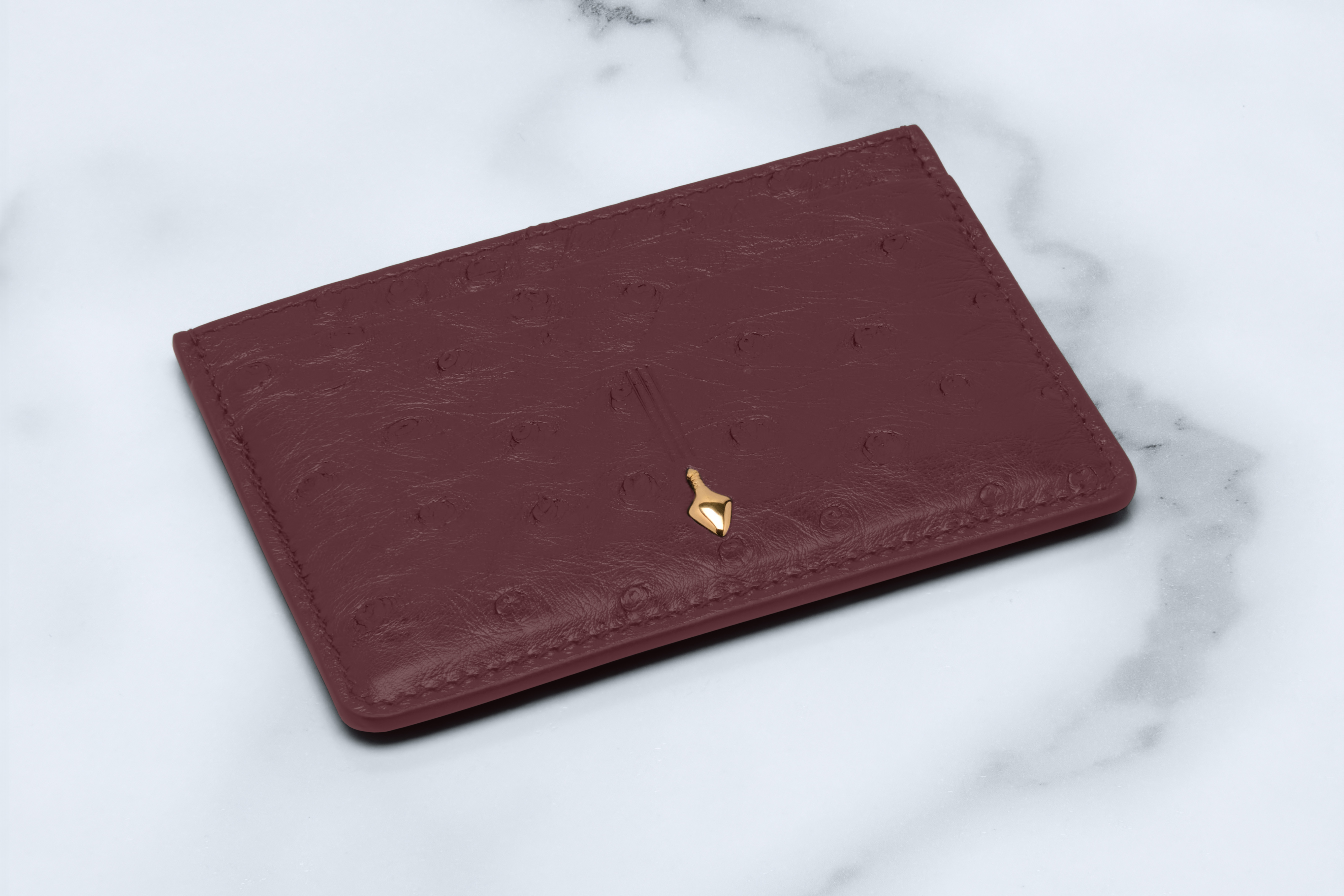 BORDEAUX OSTRICH / BORDEAUX LAMBSKIN INTERIOR