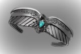 AQUILA BRACELET - BURNISHED SILVER