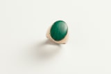 STERLING SILVER MALACHITE RING