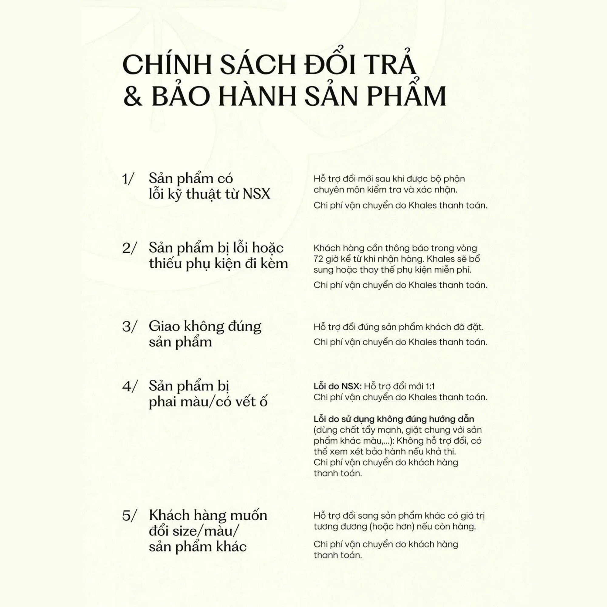Lưu Ý Giặt Là & Bảo Quản Chi Tiết (Care Tips Box)