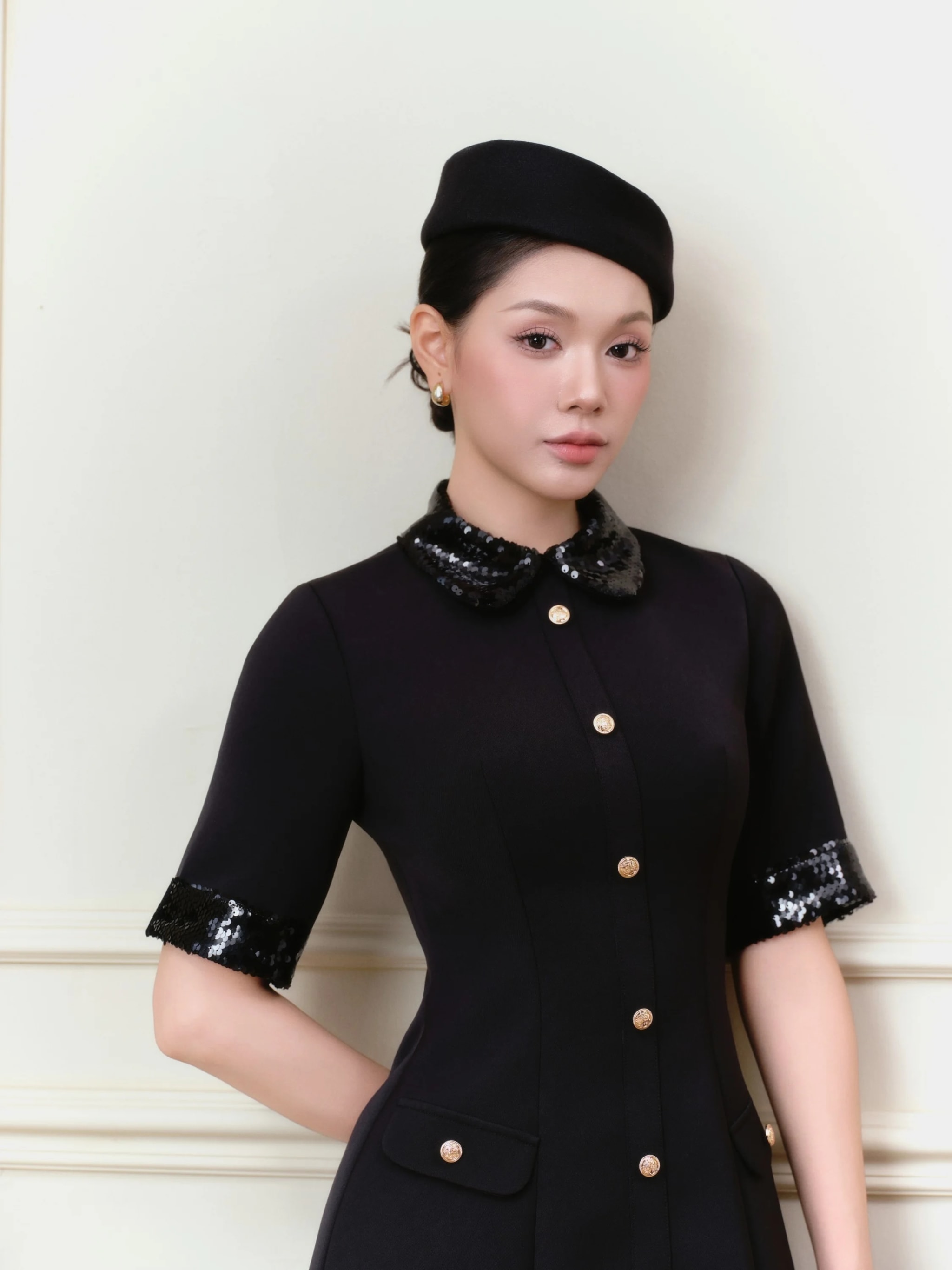Váy liền thân chữ A Larose Dress