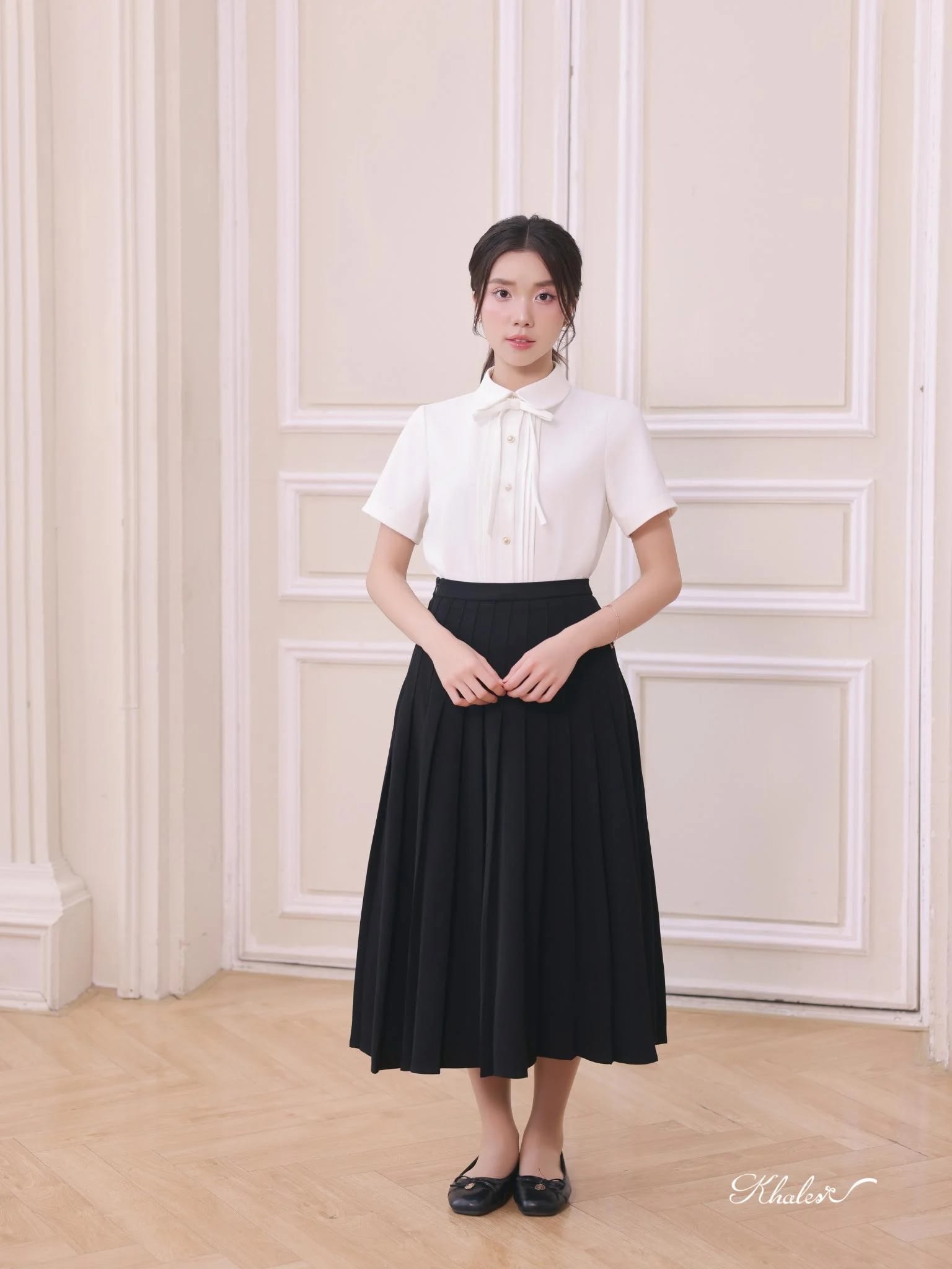 Áo sơ mi ngắn tay cổ sen Romi Shirt