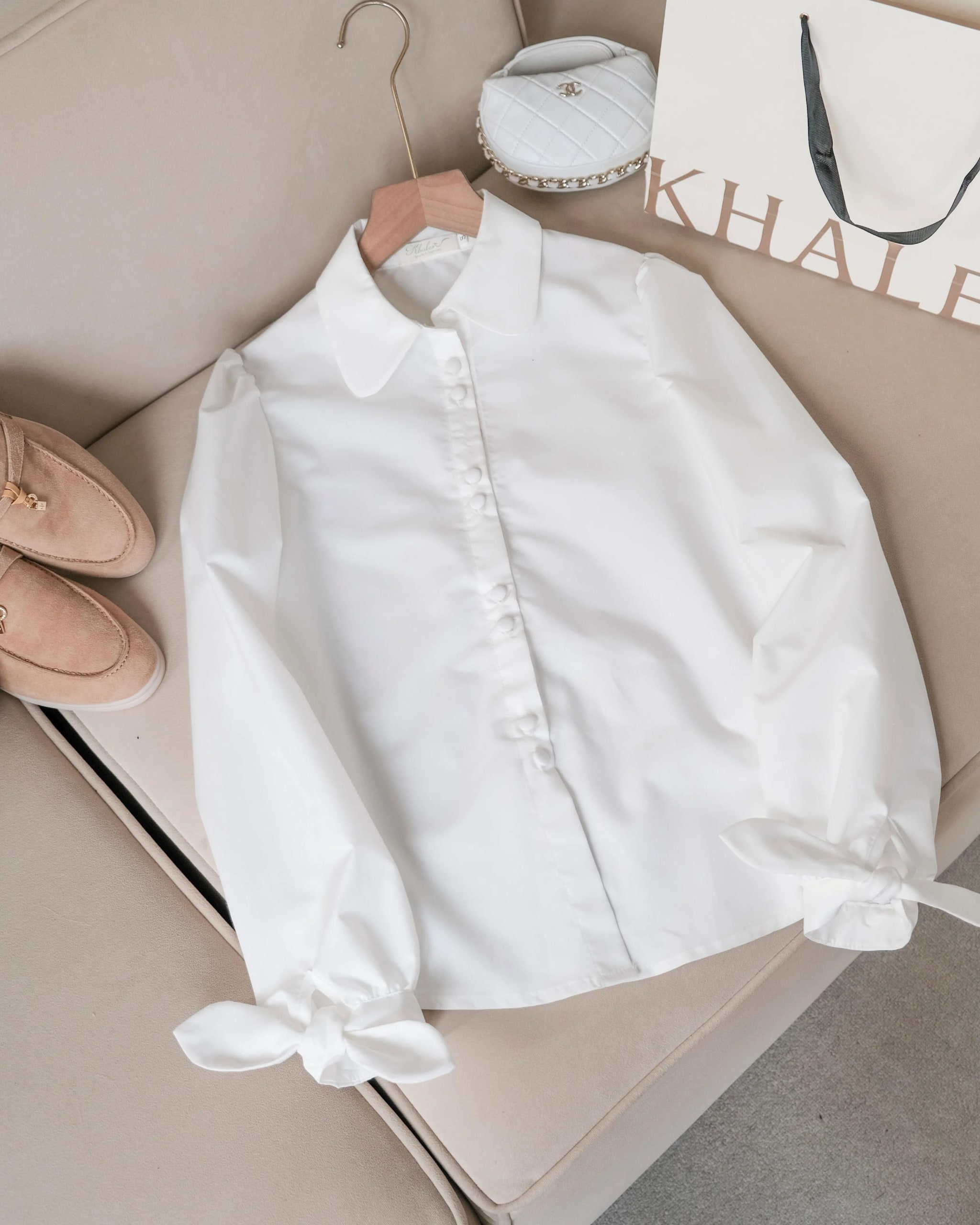Áo sơ mi nữ trắng Lumi Shirt