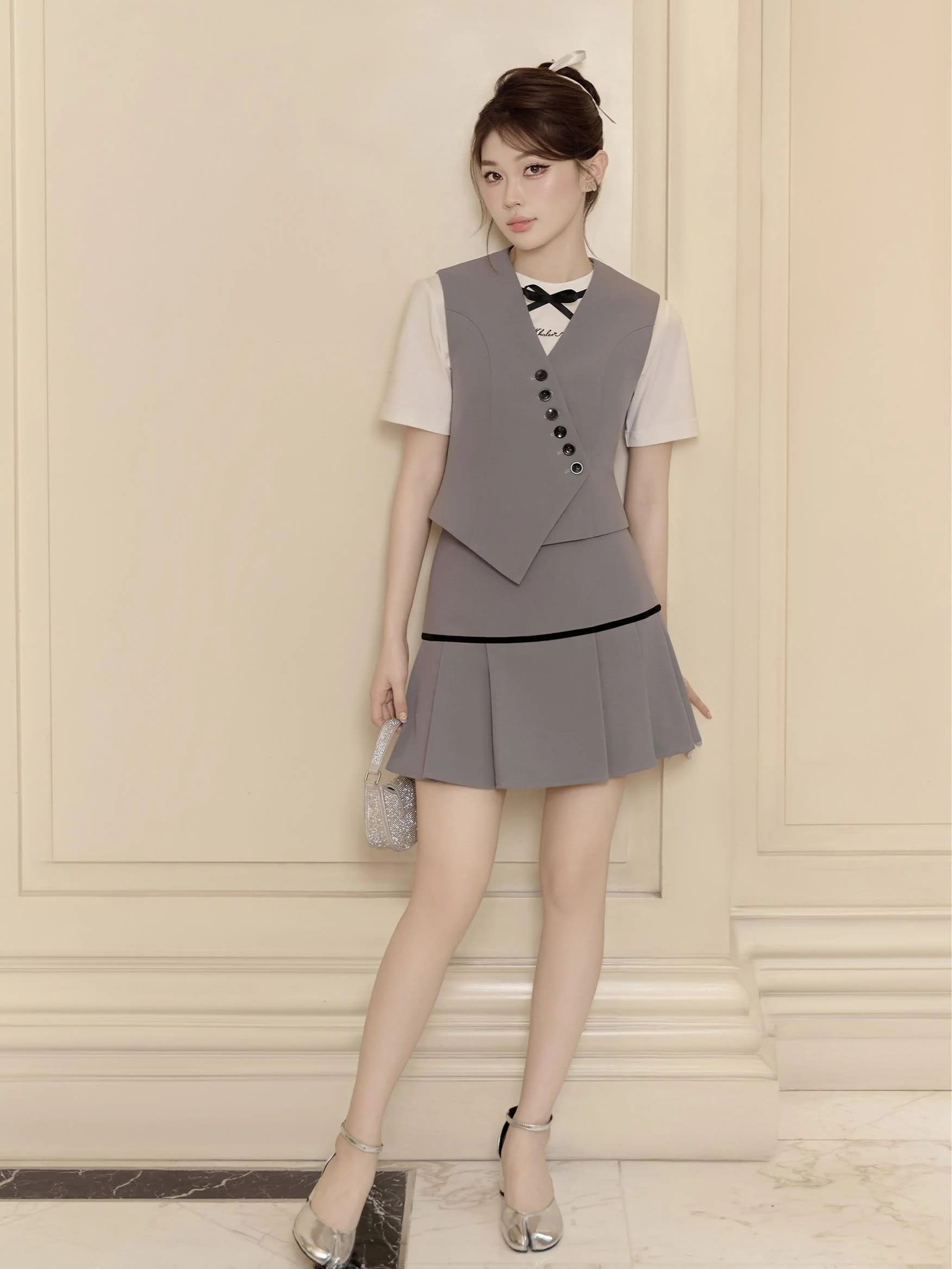 Chân váy ngắn xếp li Jena Skirt