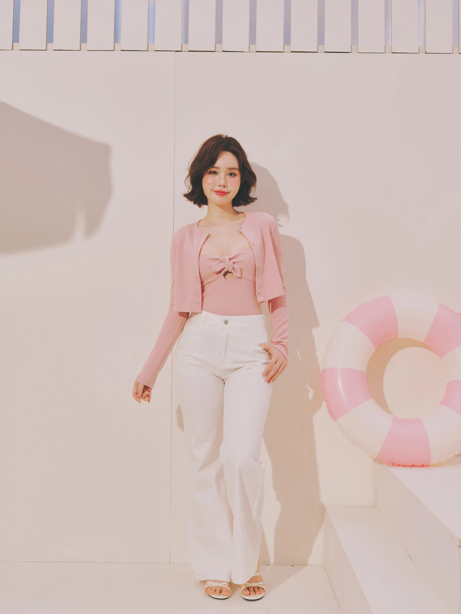 Quần jeans trắng Clara Pants