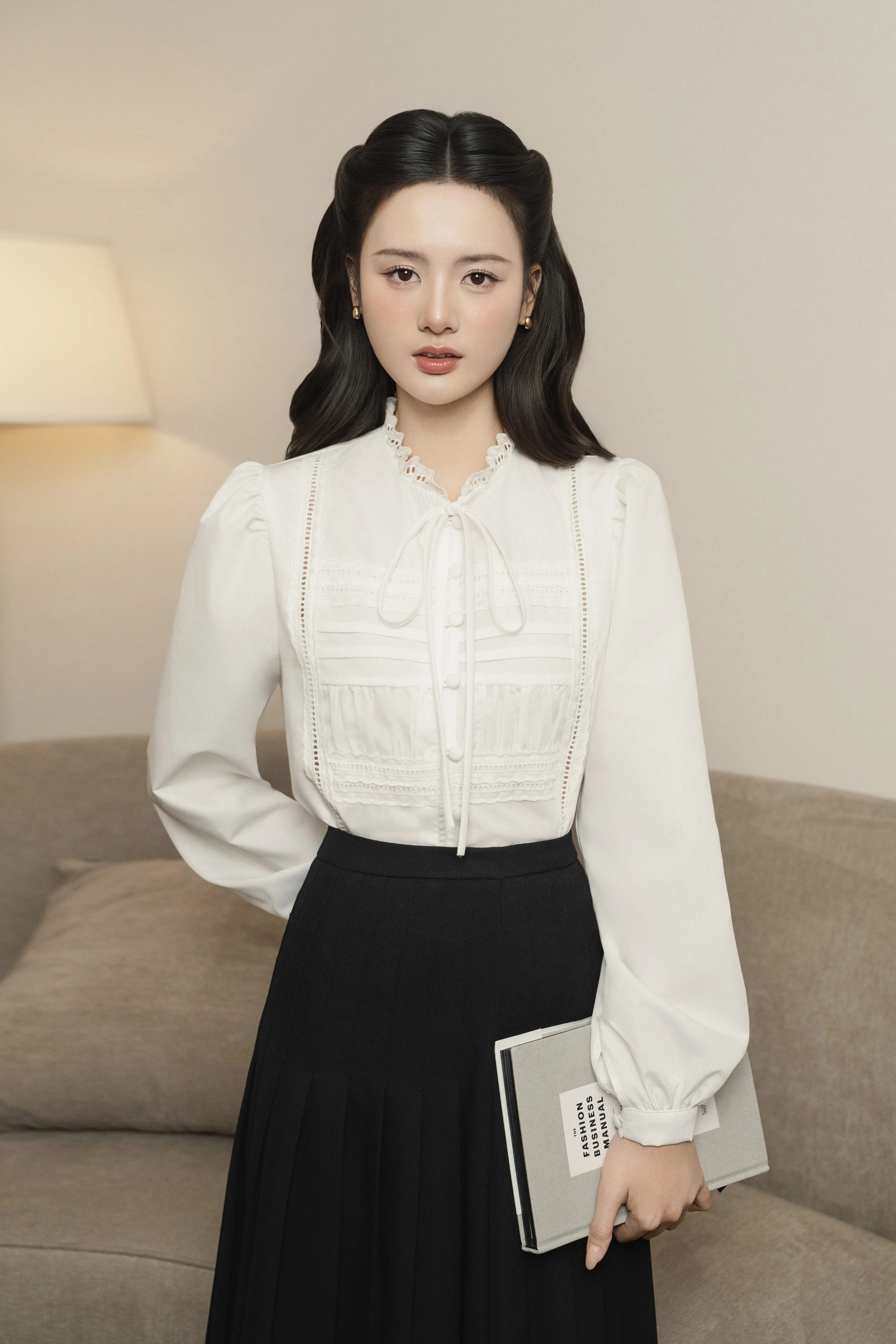 Áo sơ mi nữ dài tay Lily Top