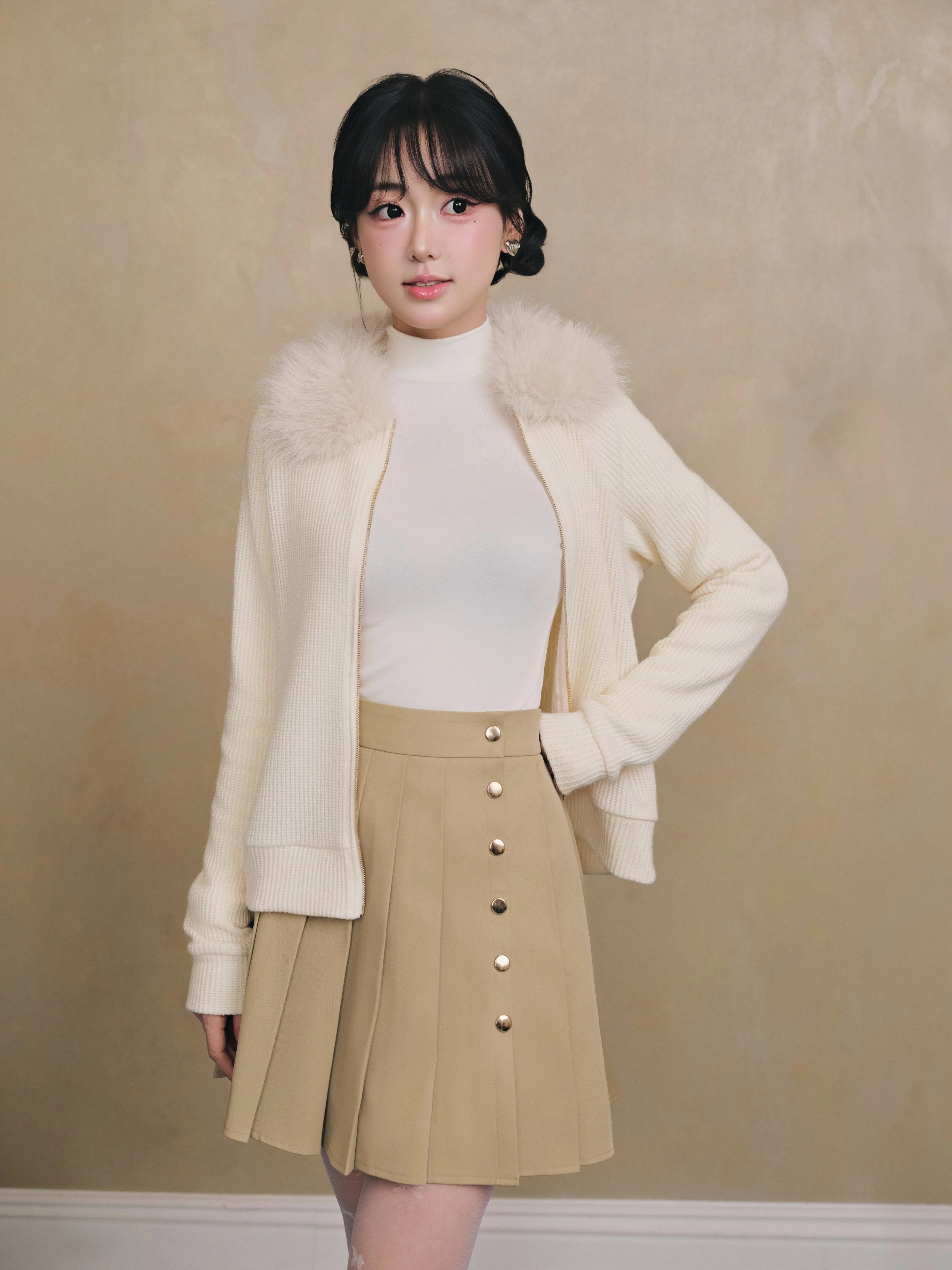 Áo khoác cardigan len cừu Phoebe Cardigan