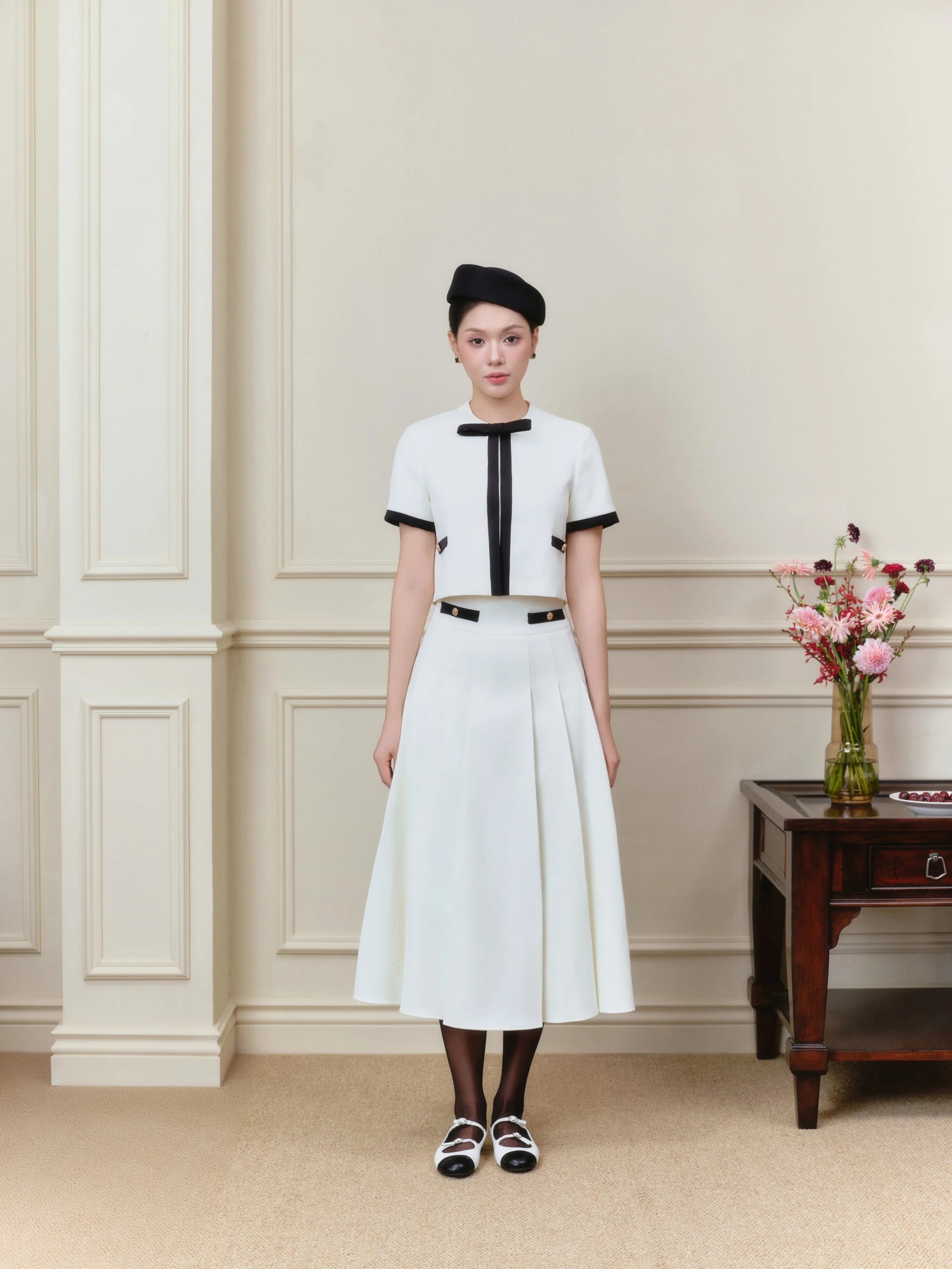 Chân váy nữ dáng dài Roja Skirt