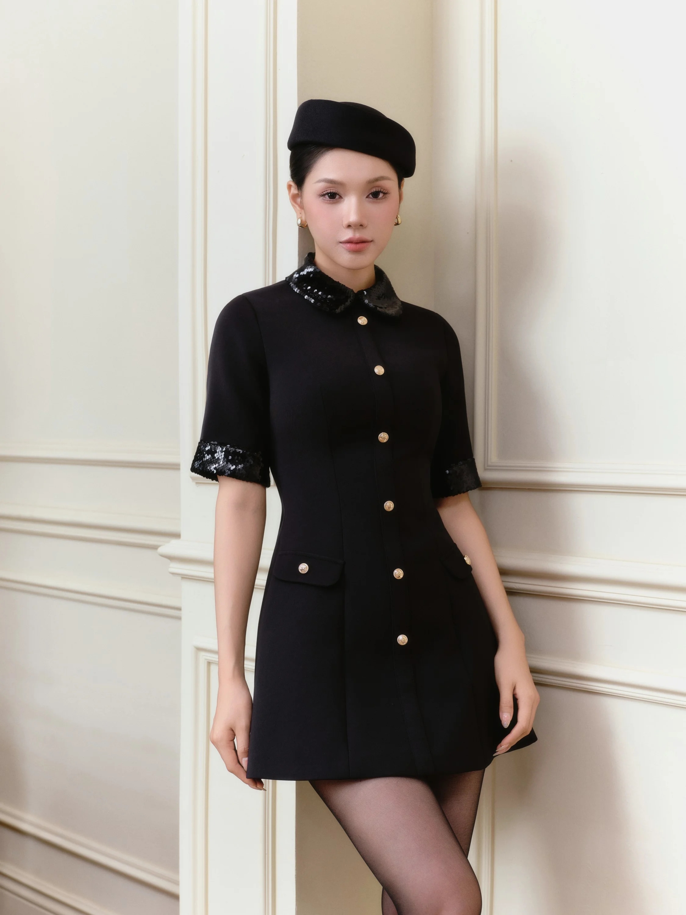 Váy liền thân chữ A Larose Dress