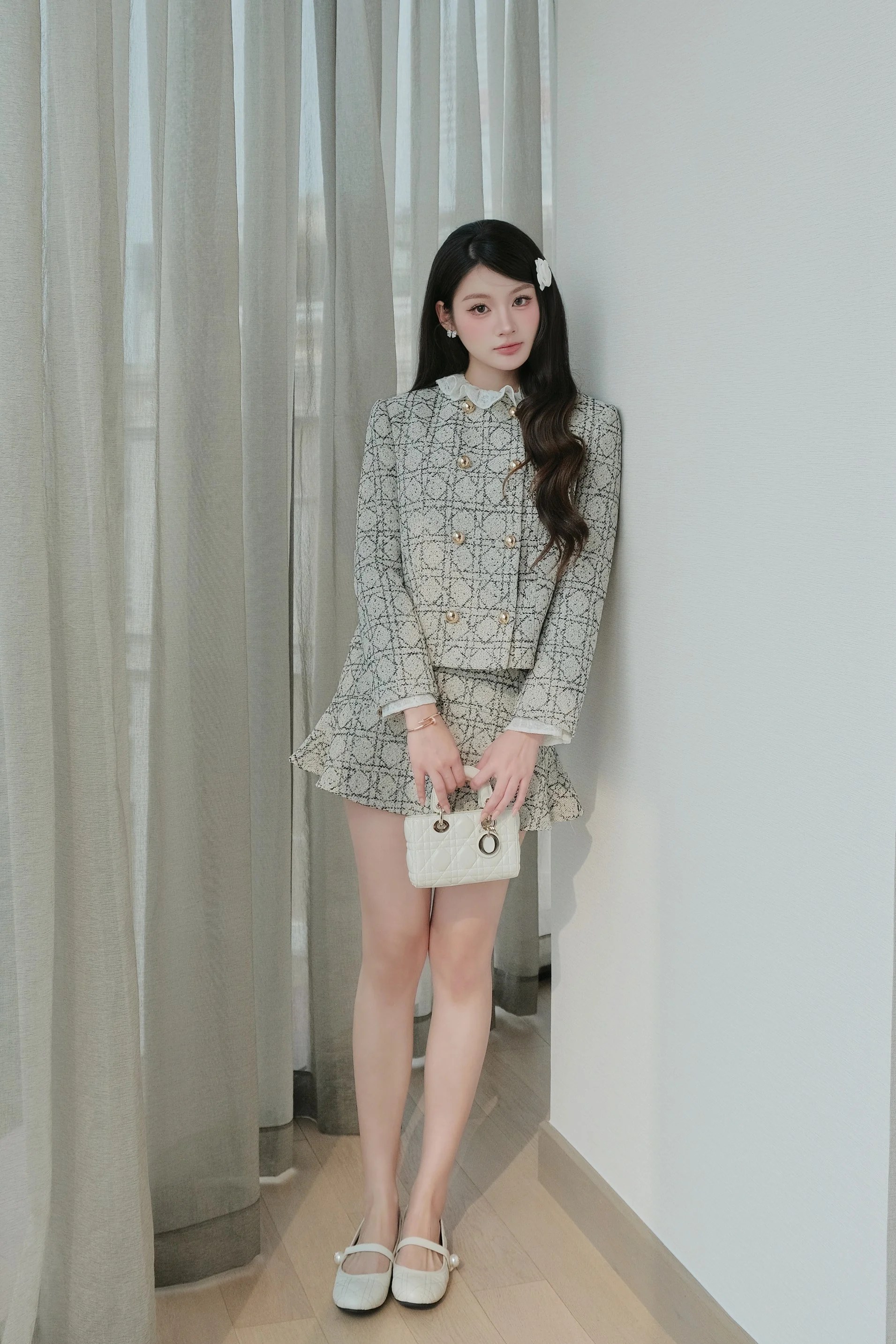 Chân váy dạ chữ A Grace Skirt