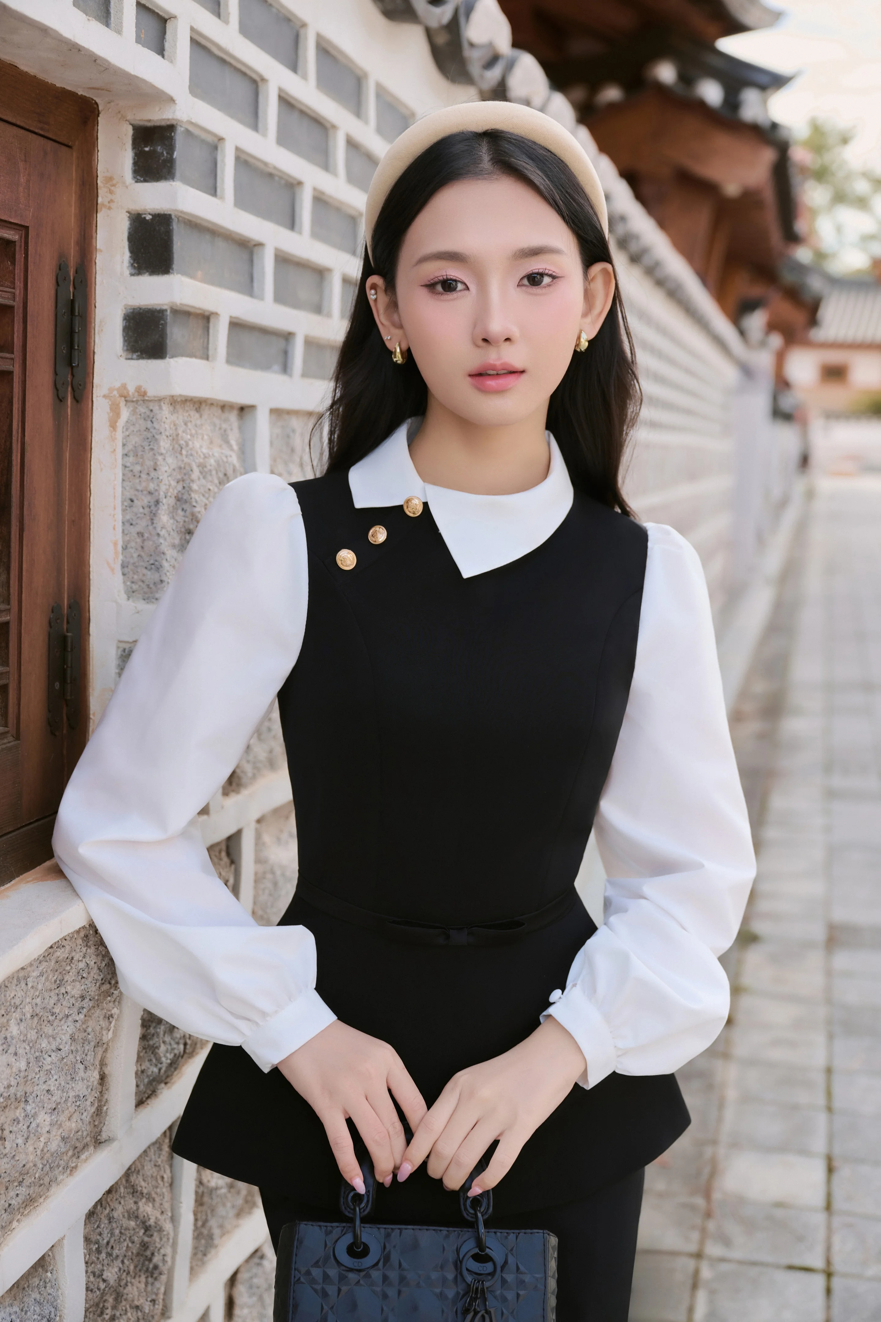 Áo kiểu nữ cổ sen chất thun Mira Top