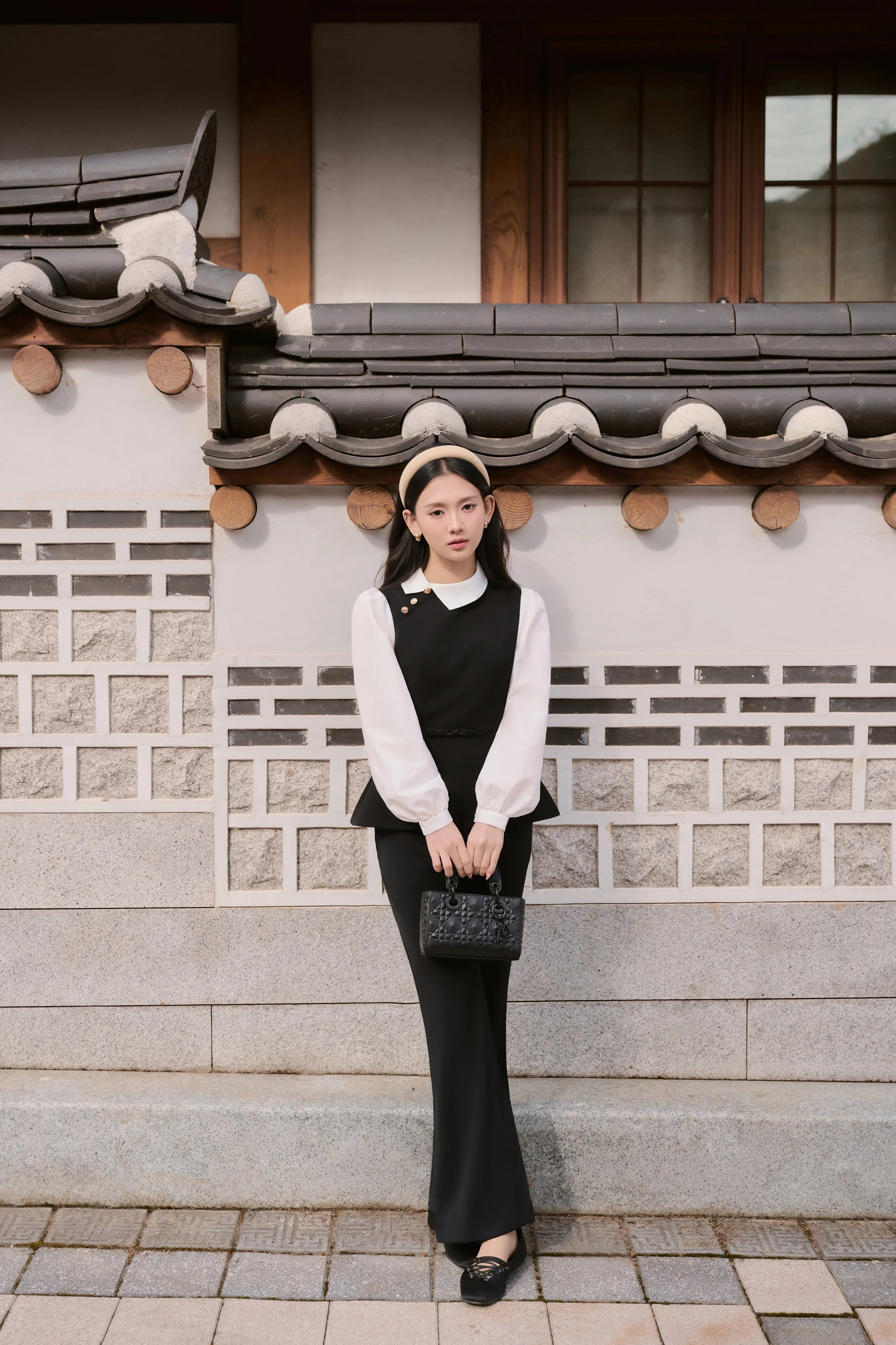 Áo kiểu nữ cổ sen chất thun Mira Top