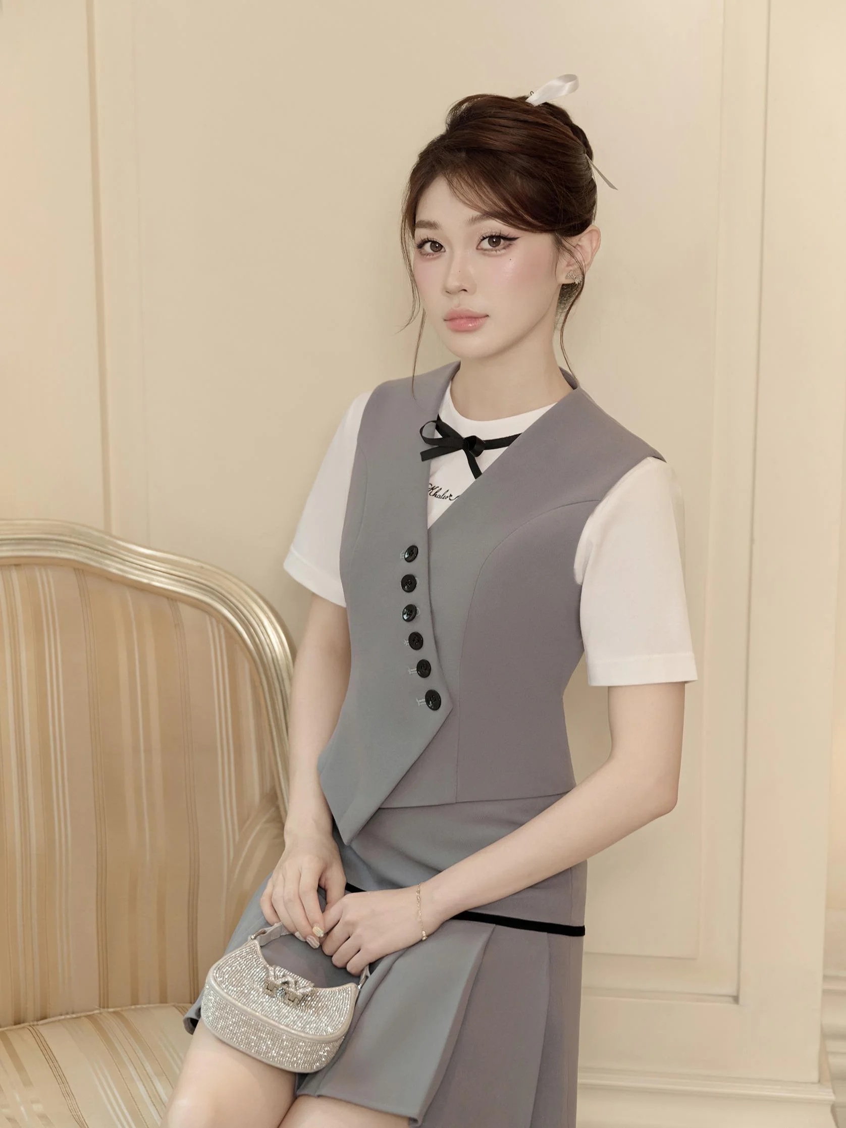 Chân váy ngắn xếp li Jena Skirt