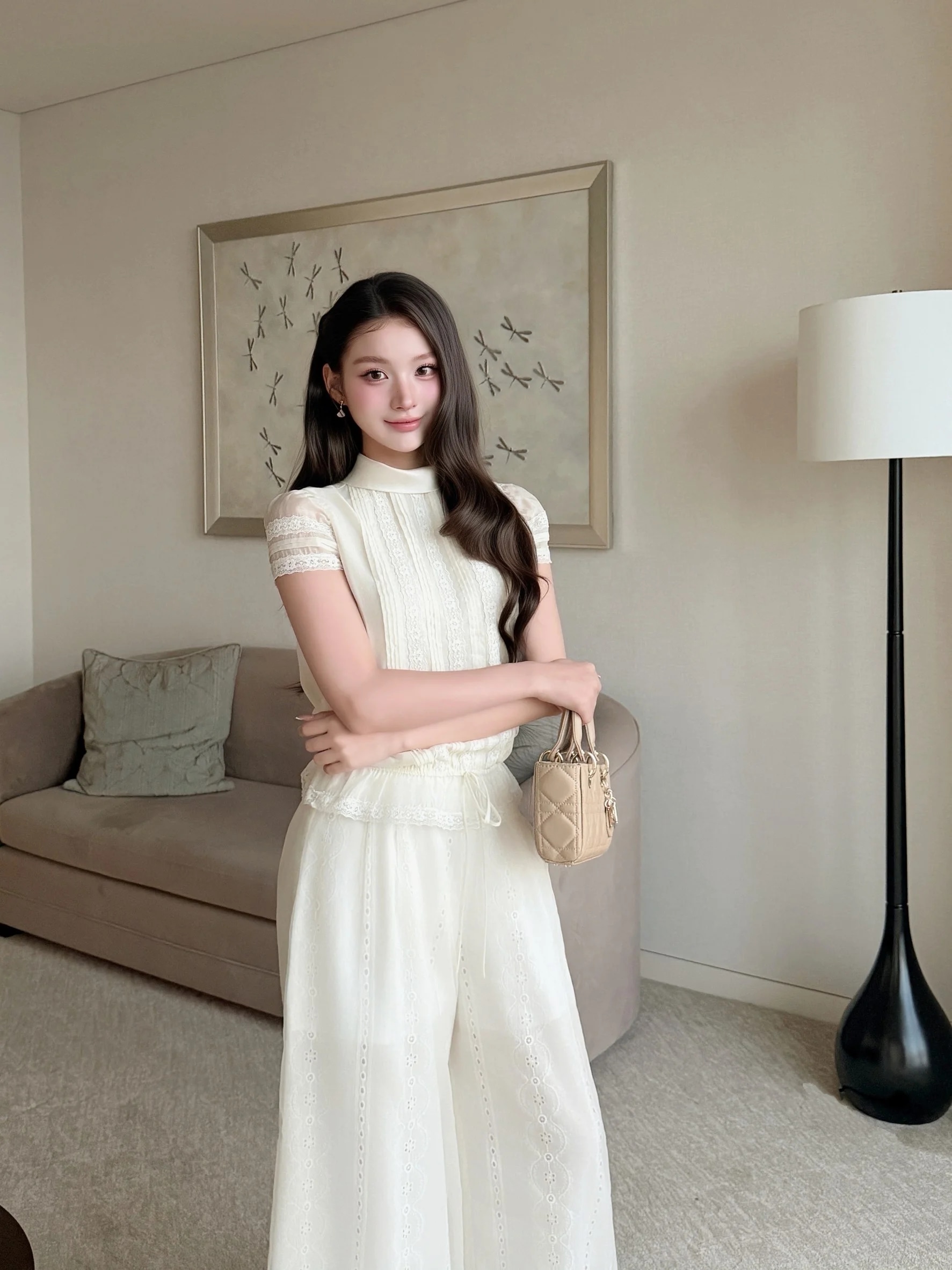 Áo tơ cổ lụa Mirae Top