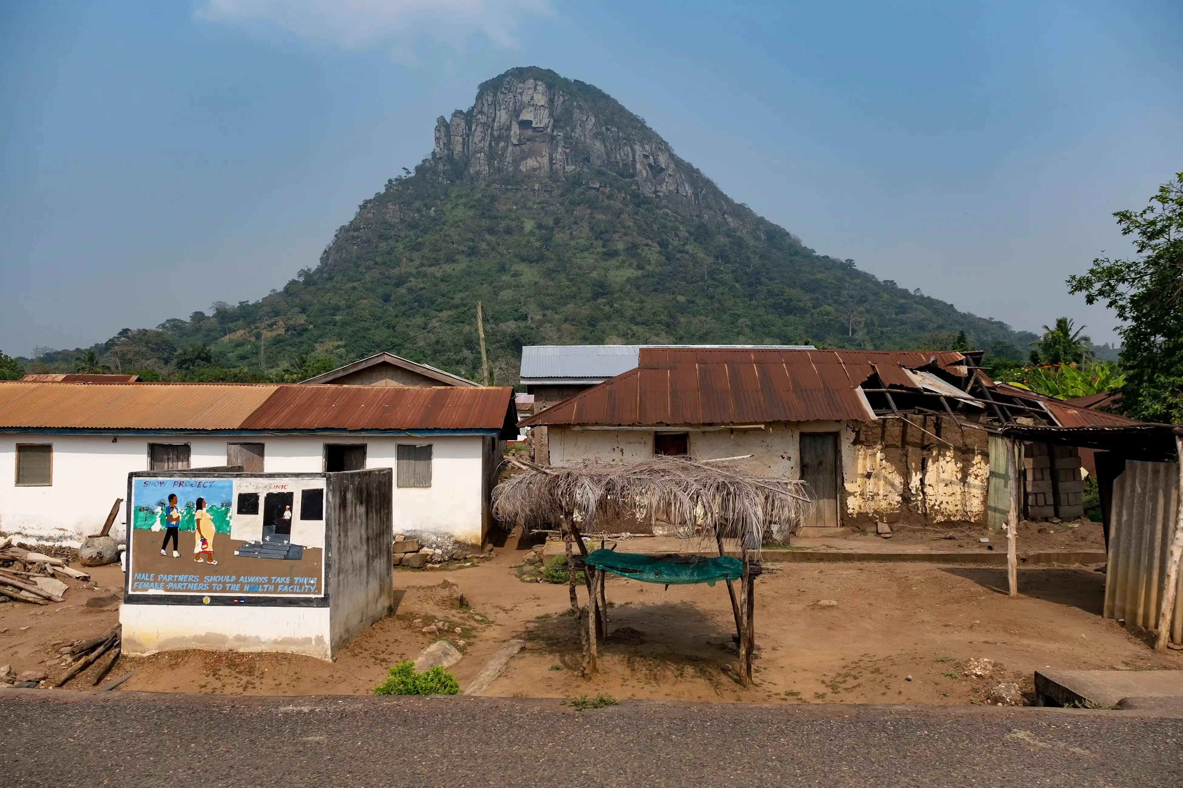 Mountain view in the Volta Region of Ghana
