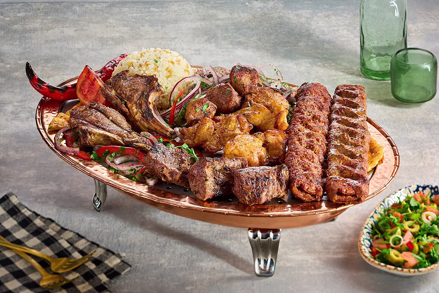 mix grill for two - Mado restaurant - commercial food photography - egypt -mohamed abdel-hady