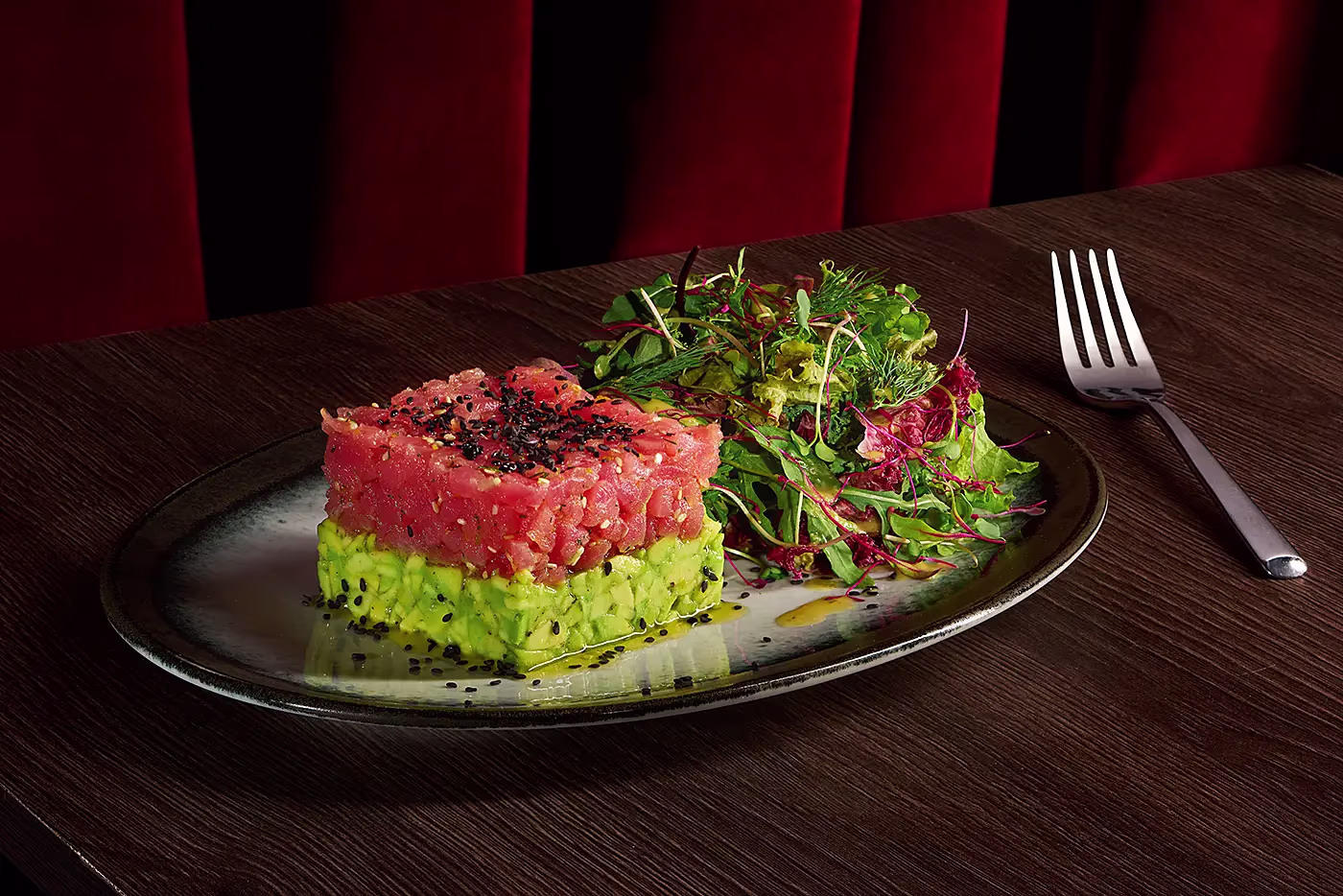 tuna tartar - le rouge restaurant - commercial photography - egypt - mohamed abdel-hady