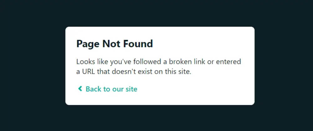 Netlify 404 page