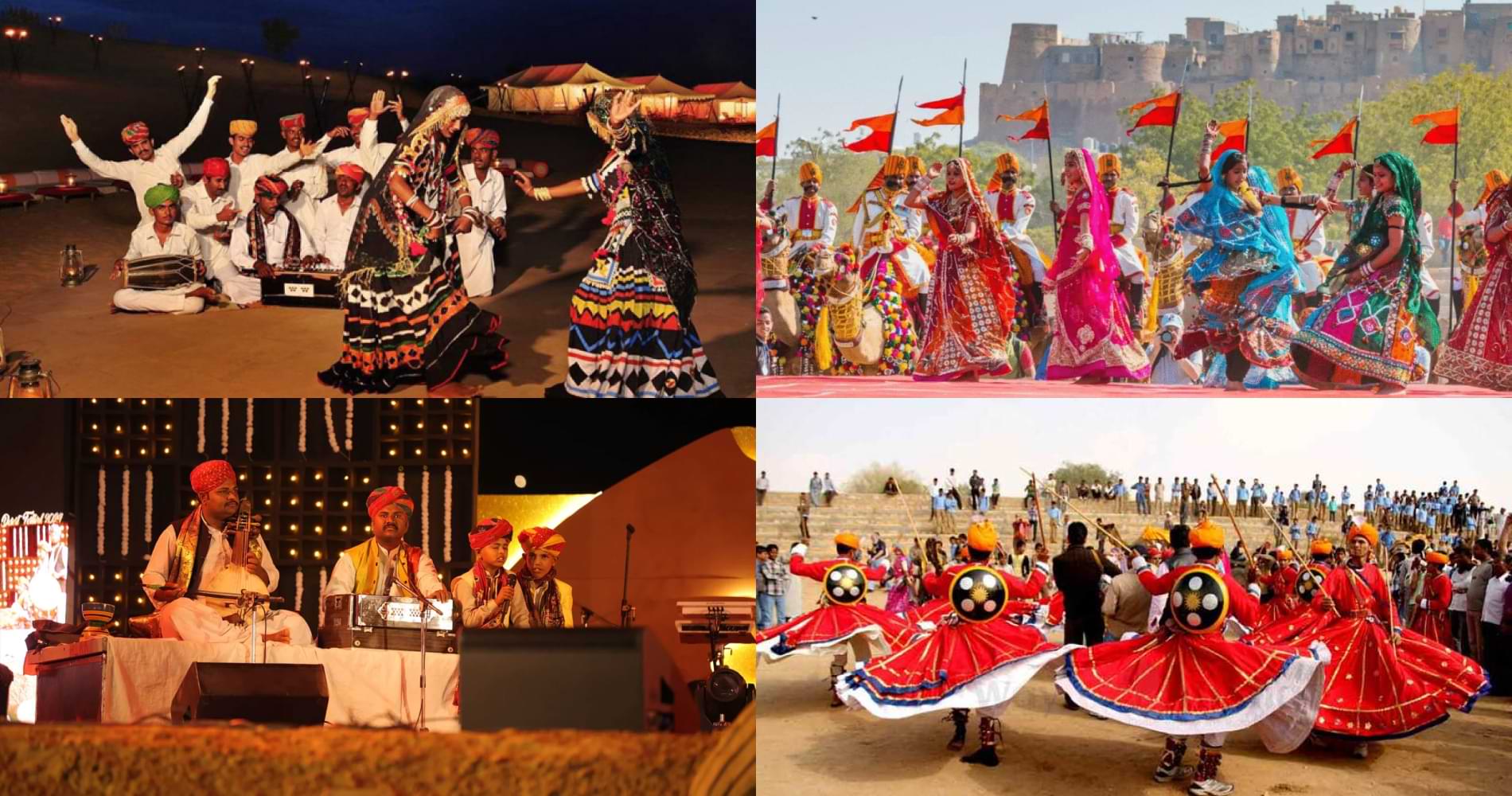 Traditional Folk Music and Dance at Jaisalmer Festival Rajasthan Folk Dance Music