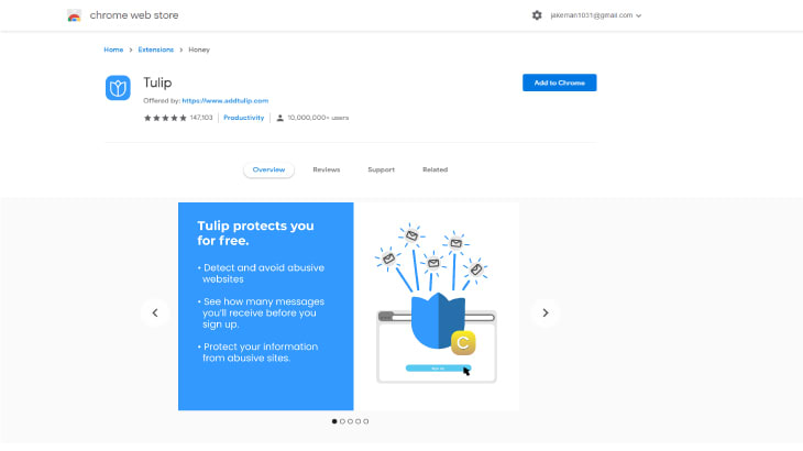site mockup after