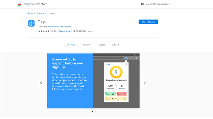 site mockup after