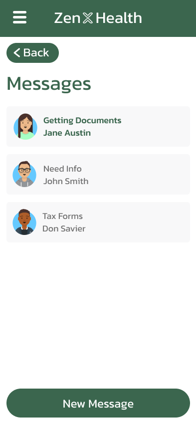 Zen Health Message System