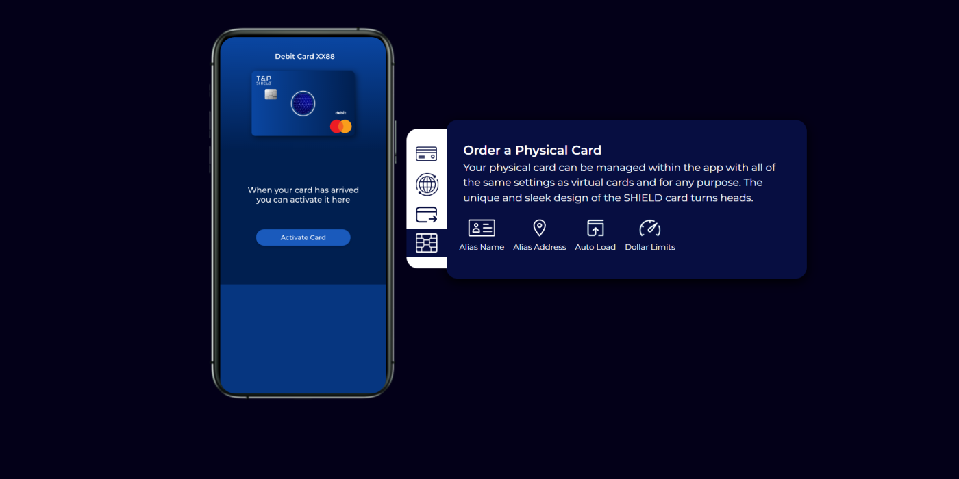 T&P Shield Website Screenshot