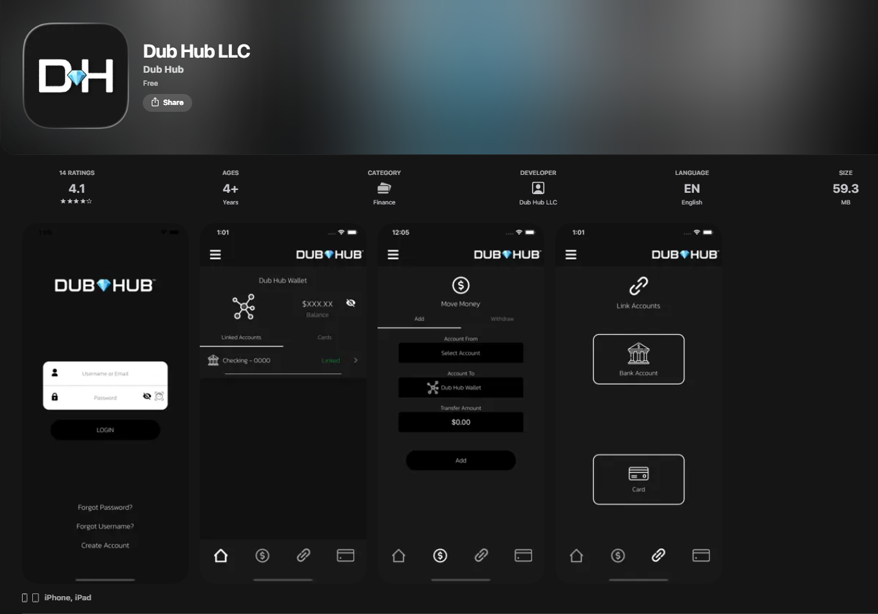 Dub Hub App Stores