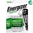Oppladbare Batteri ENERGIZER PowerPlus AAA / NH12 (4)