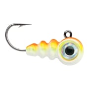 VMC Tungsten Larv Eye Jig 1.8g Orange Chartreuse Glow