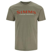 Simms Logo T-shirt Simms Orange/Military Heather