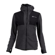 Non-Stop Hoodie FZ Womans black/grey