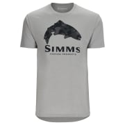 Simms Trout Regiment Camo Fill T-Shirt Cinder Heather