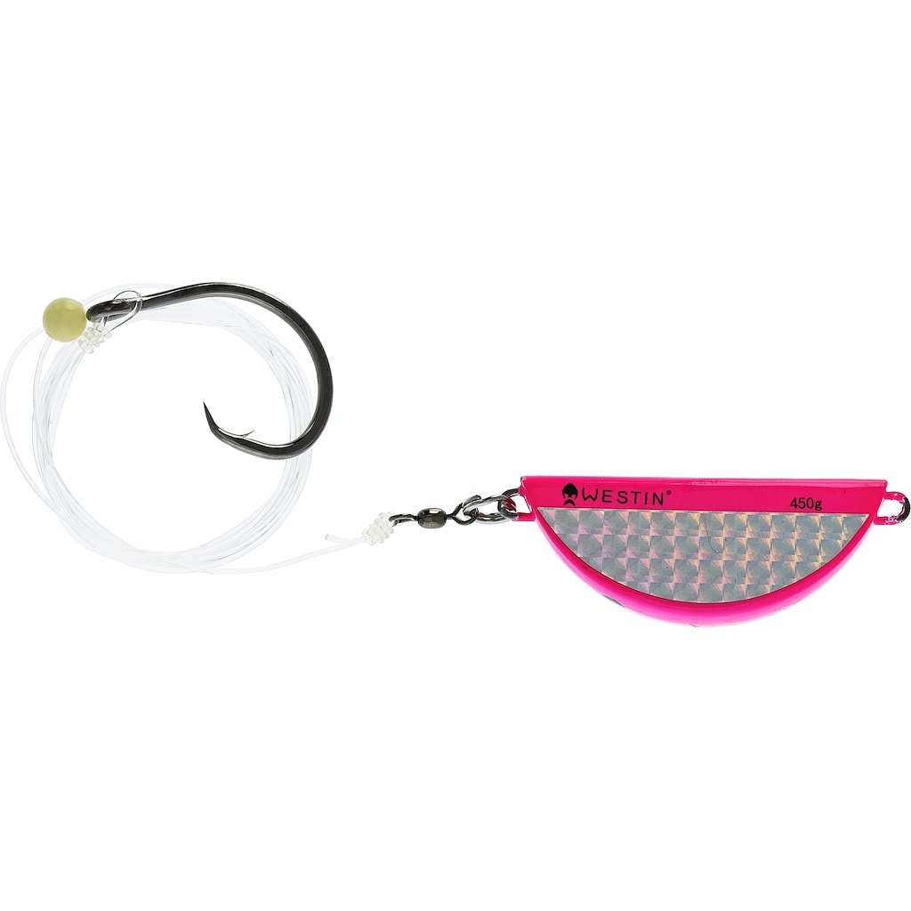 Westin Halibut Anti Twist Rig Circle Hook Pink Flash JAKTIA
