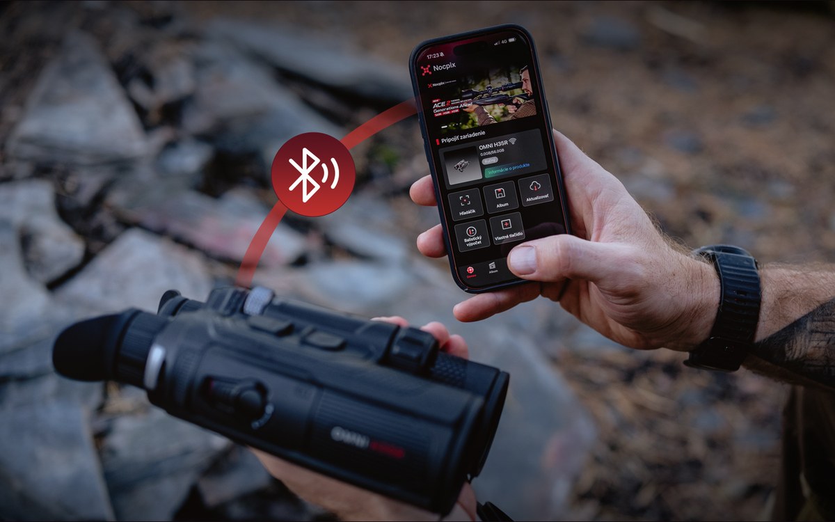 Bluetooth-tilkobling til Nocpix-appen