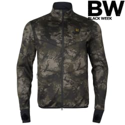 Härkila NOCTYX Camo Full Zip Fleece Men AXIS MSP Black